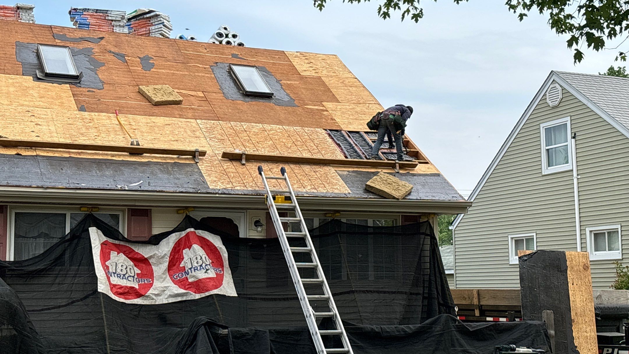 Roof Replacement using CertainTeed Northgate by 180 Contractors