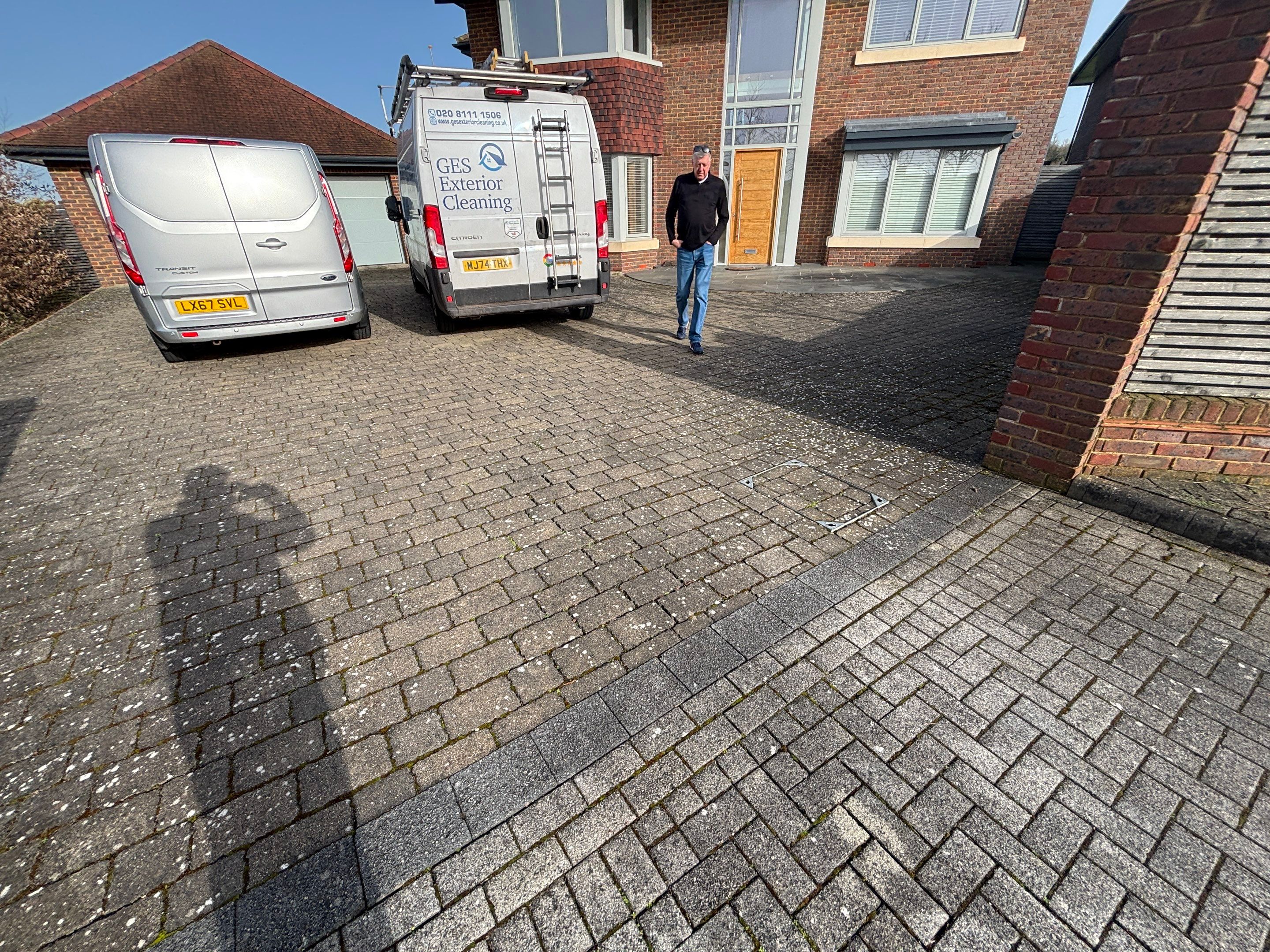 Roof Patio Driveway Clean by Ges Exterior Cleaning ltd