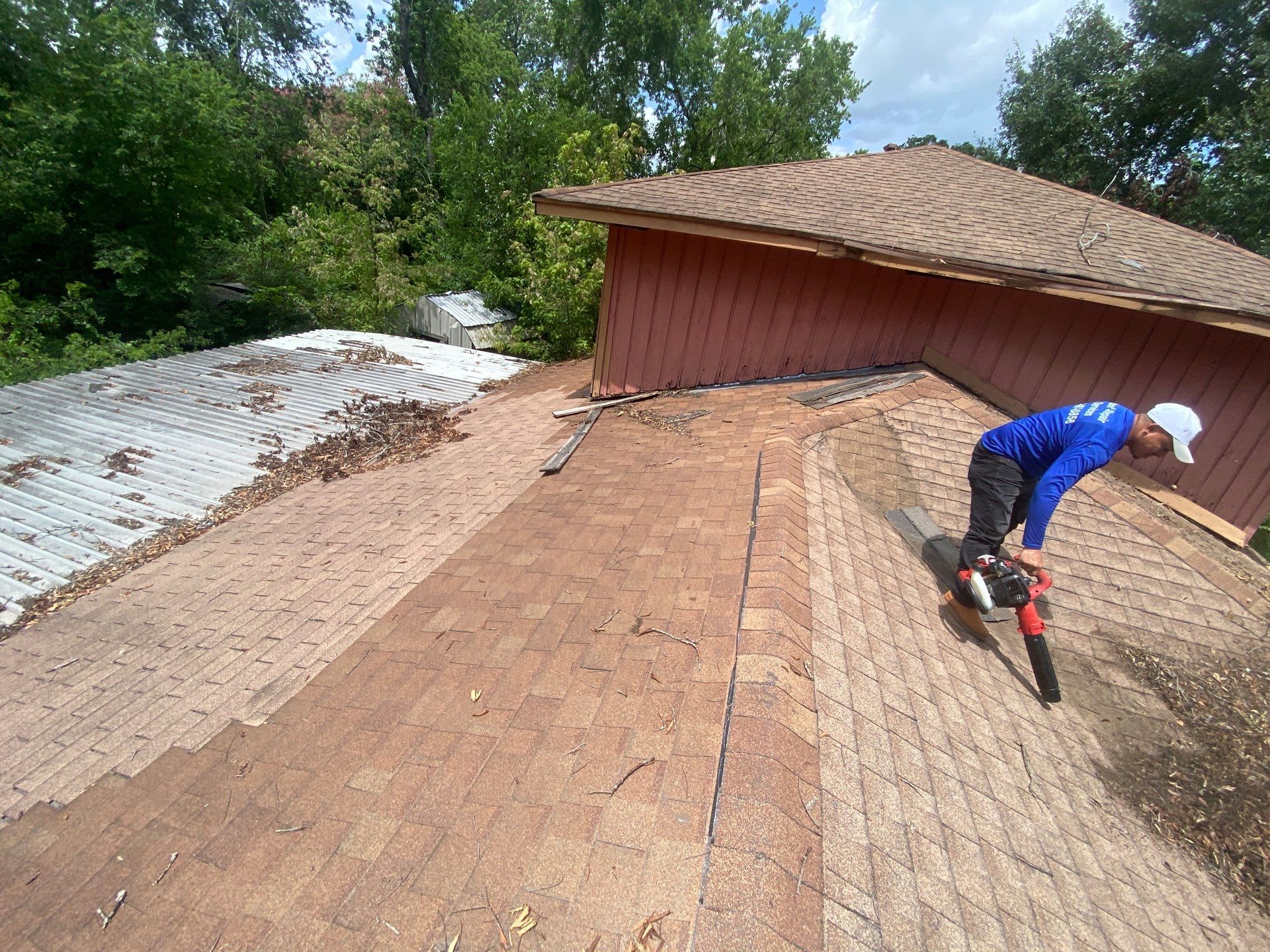 Residential Roofing Repair using tile by Roof Repair Company