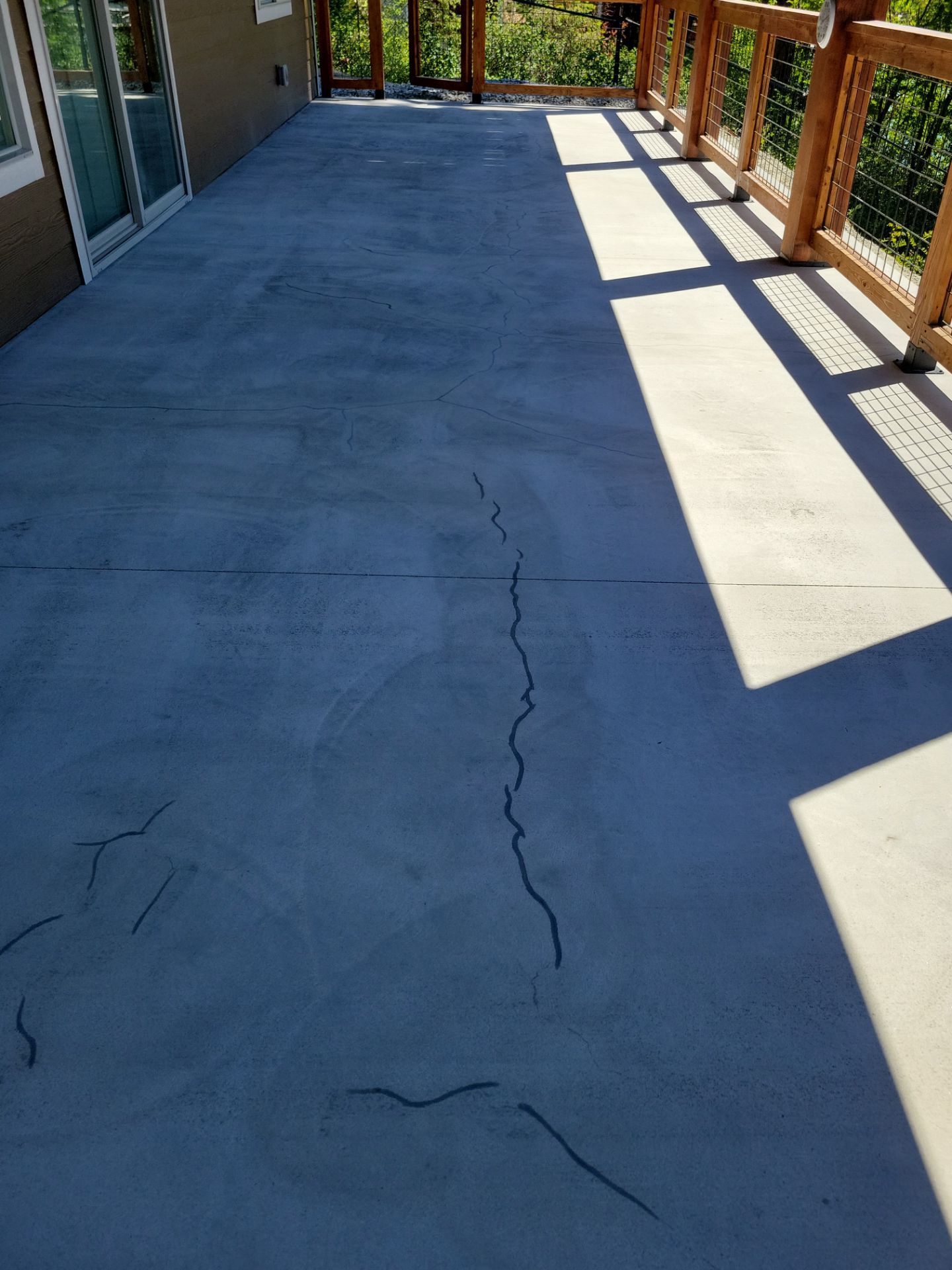 Patio & Laundry Room Transformation using Trail Mix 1/8" Chip by Croc Coatings, LLC