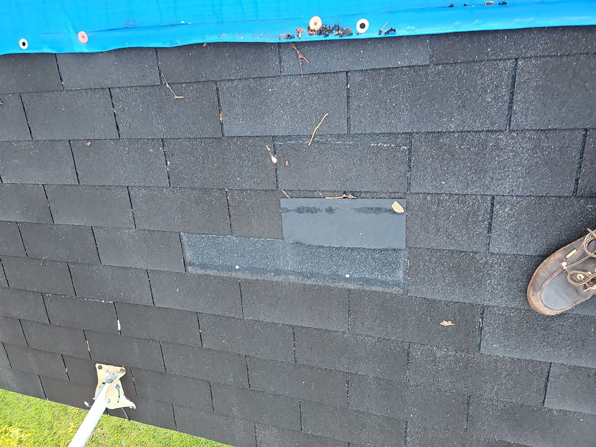 Hail Damage using Owen's Corning Duration (Lifetime) Shingles by Roof Repair Company