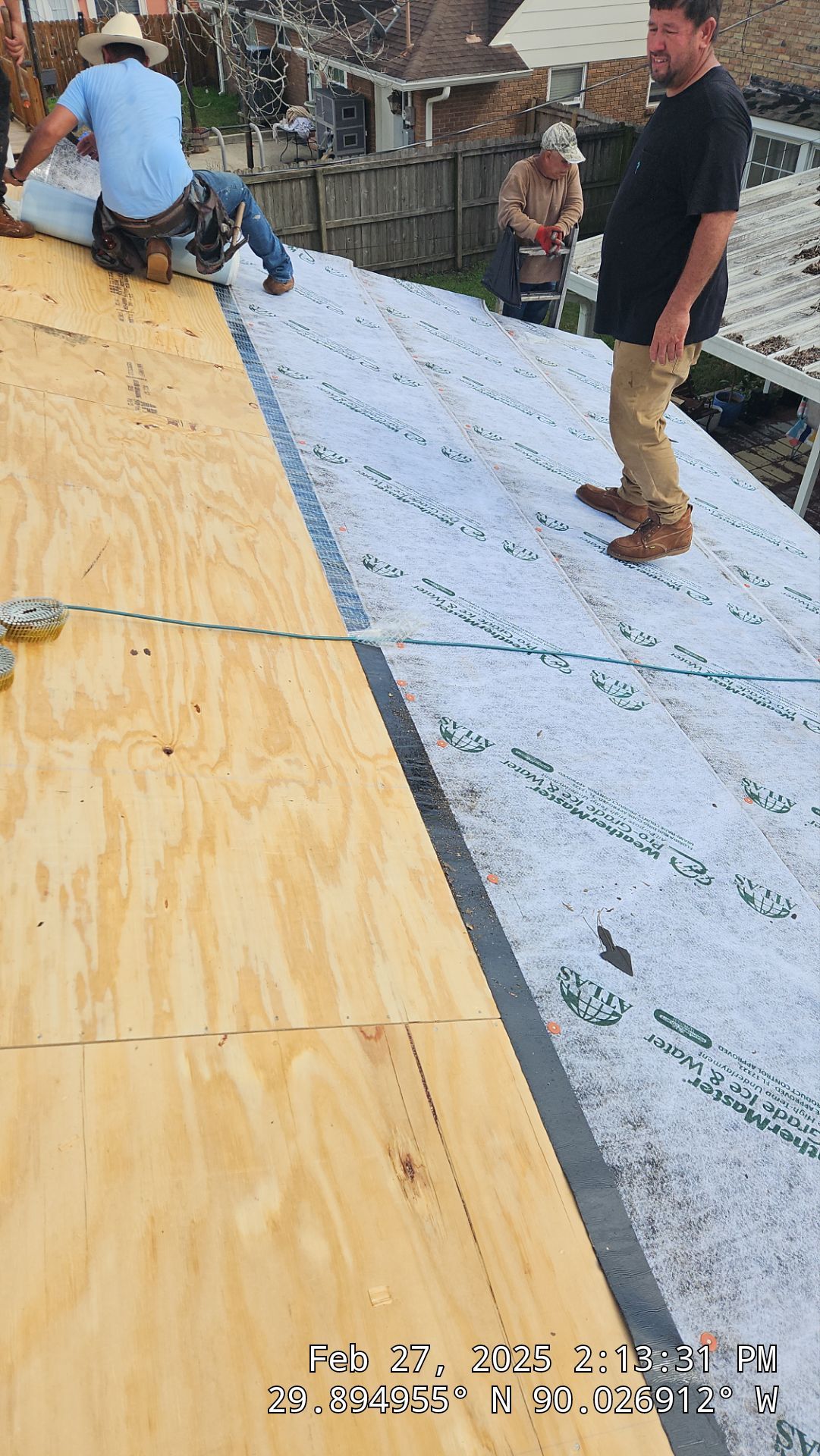 Project in Gretna by Robertson Roofing & Siding Inc