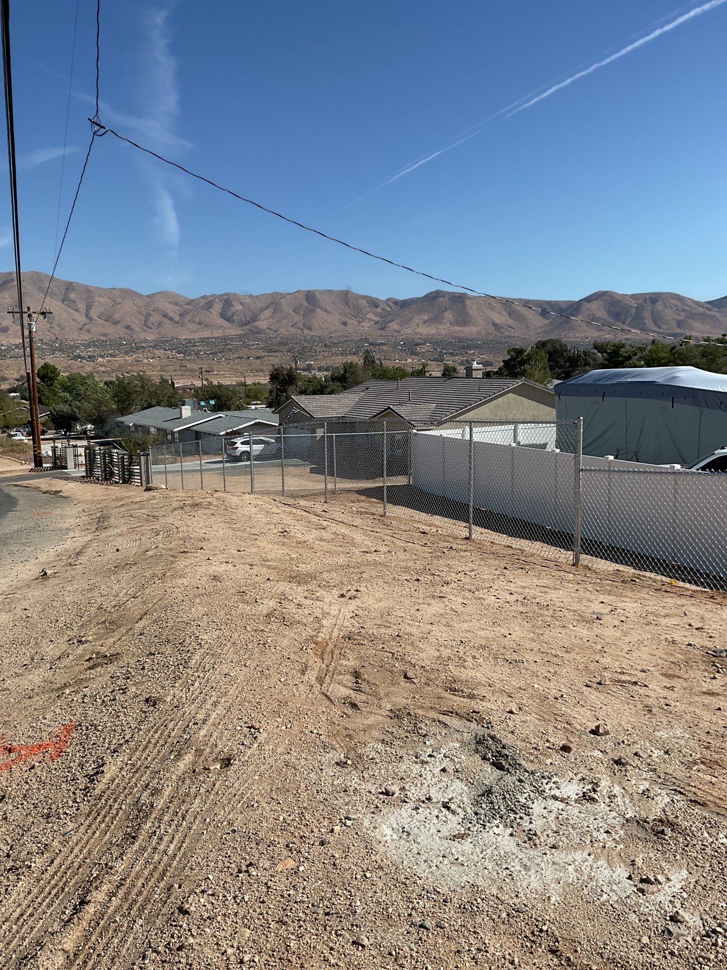 Fence Installation using chain -link by Fence Guys Inc.