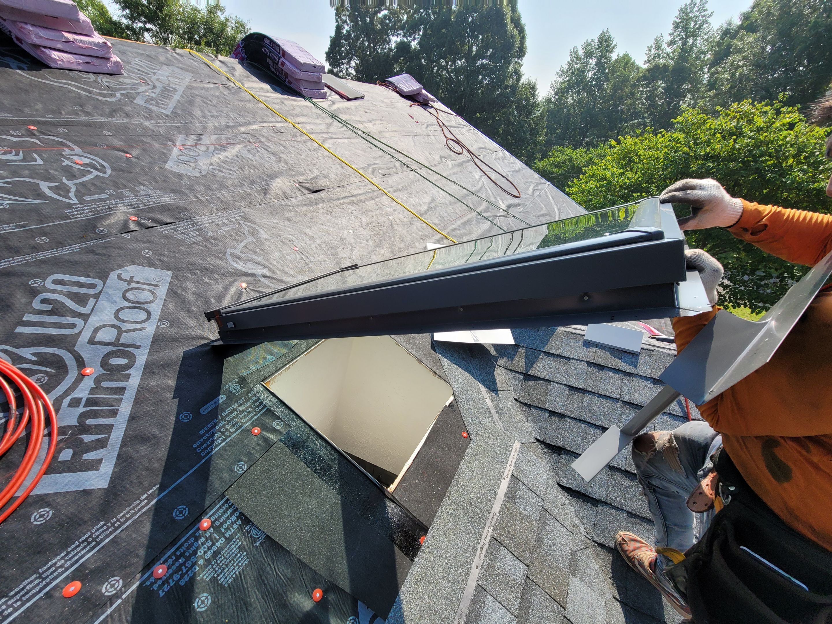 Residential Roofing Installation using Owens Corning by Inspector Roofing and Restoration