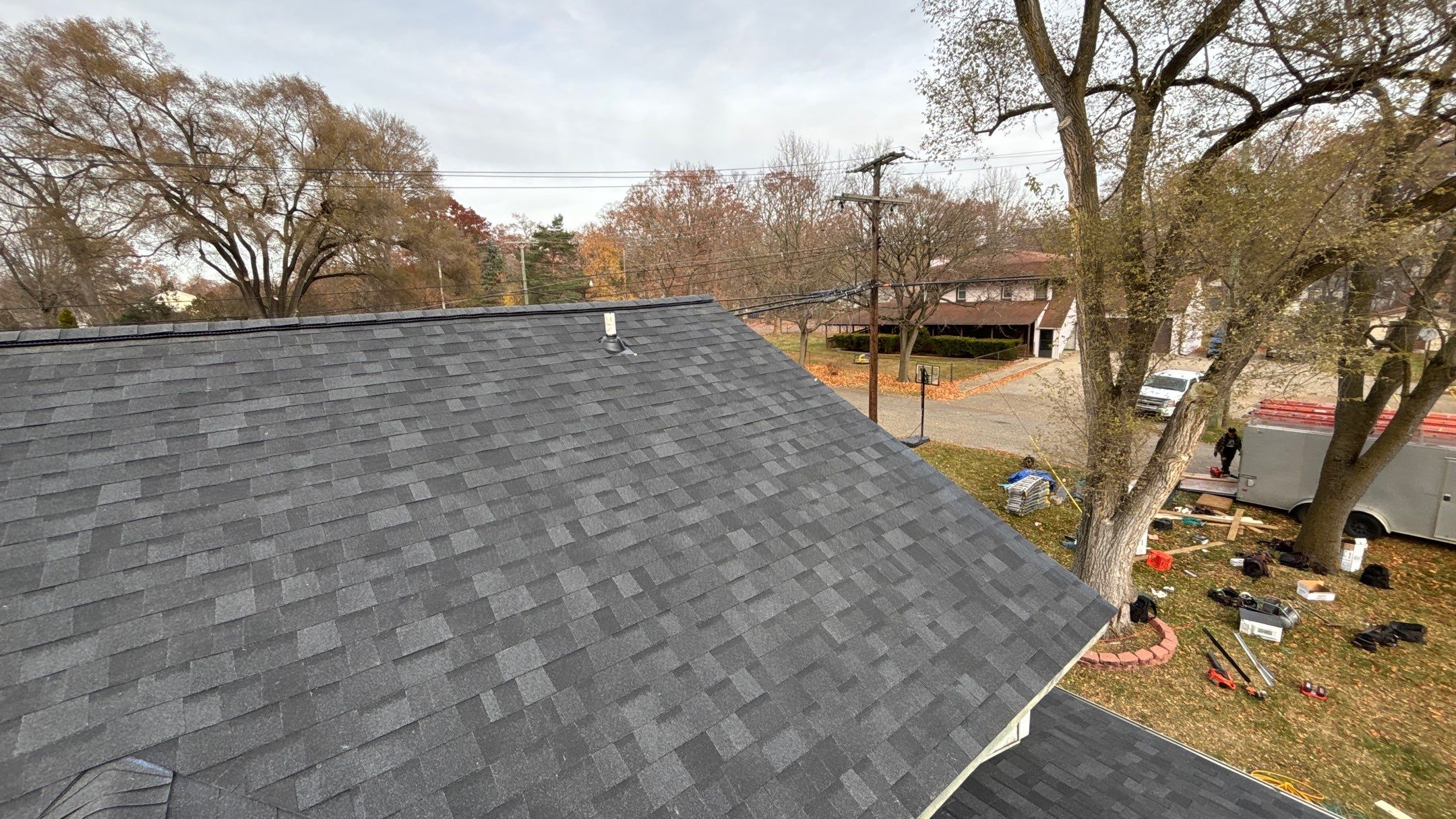 Roof Replacement using Owens Corning Onyx Black by 180 Contractors