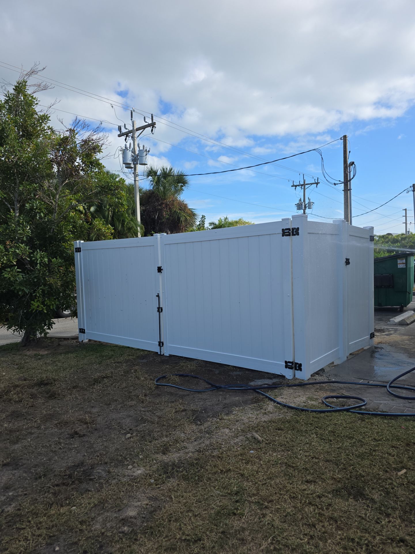Dumpster Enclosure in Marco Island by True Fence LLC