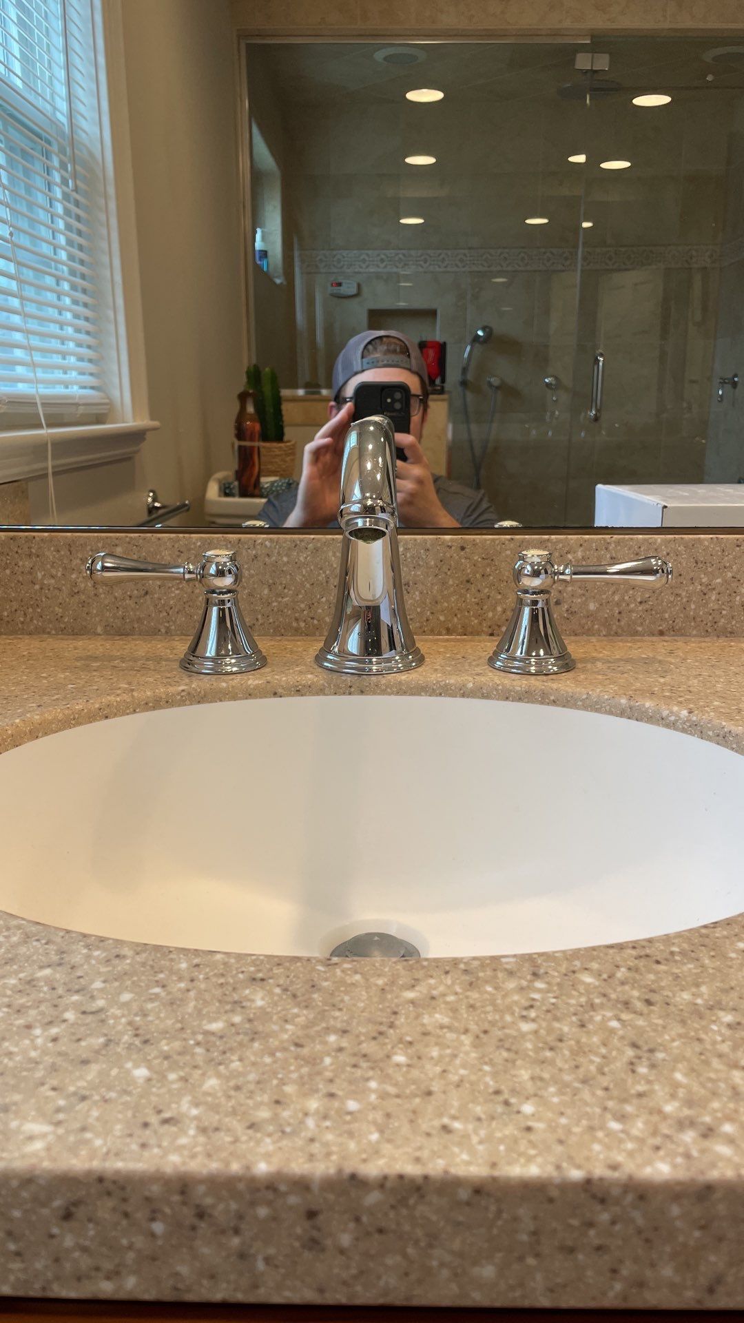 Bathroom Remodel using Customer Supplied Faucets by Stake Plumbing and Heating