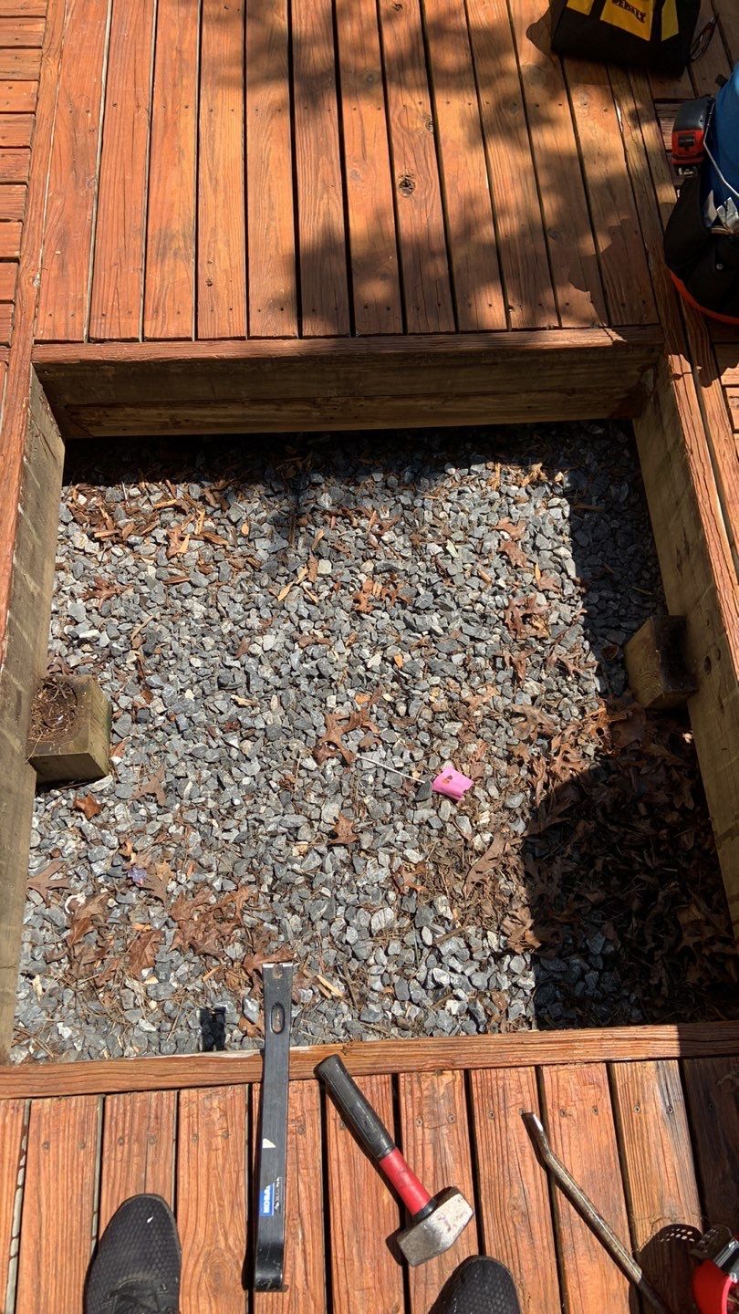 Deck Refinishing Using Powerwasher by A1 NERDY HOMES LLC