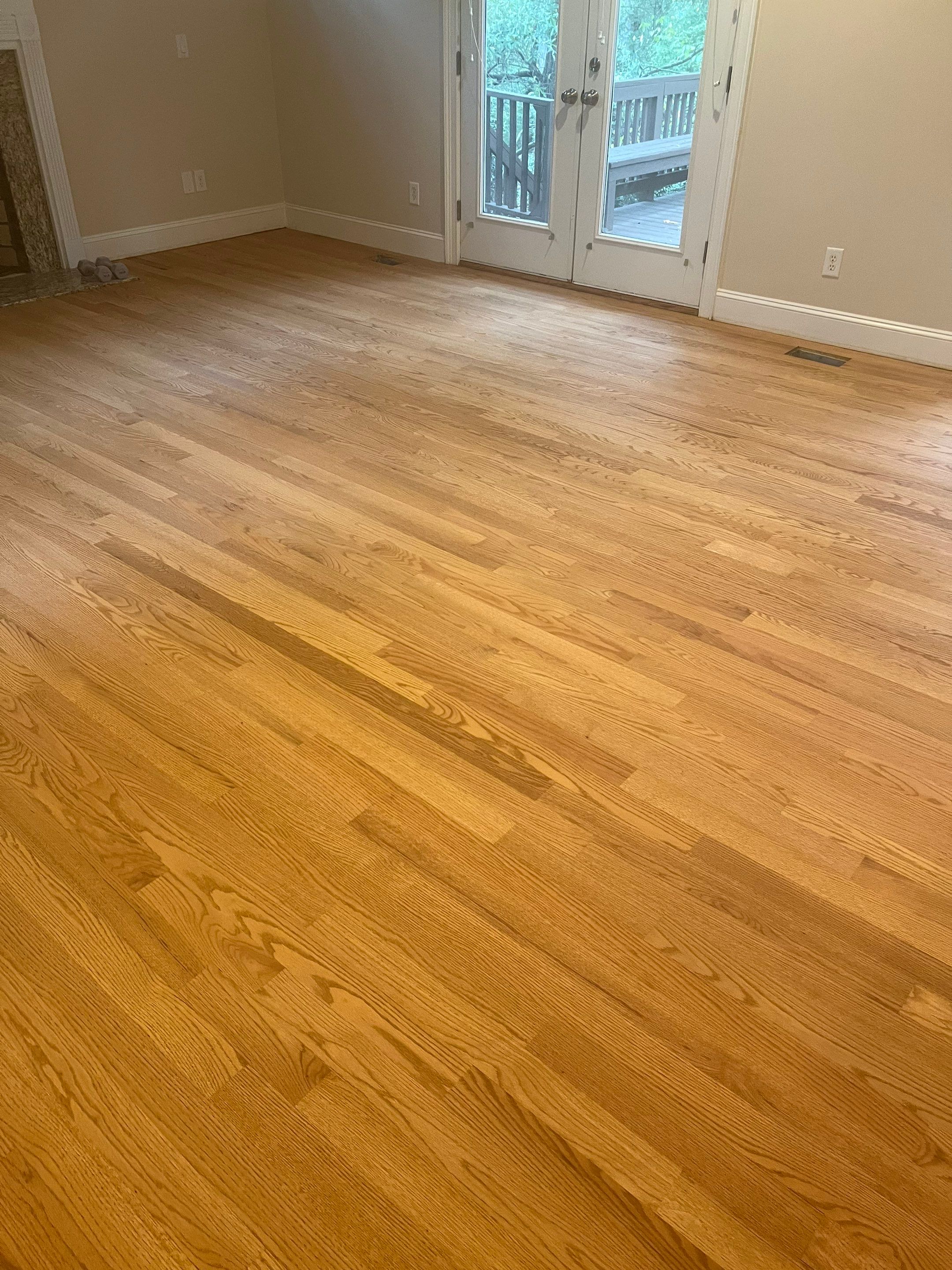 A beautiful refinishing project in The Oaks, Chapel Hill by Accent Custom Floors