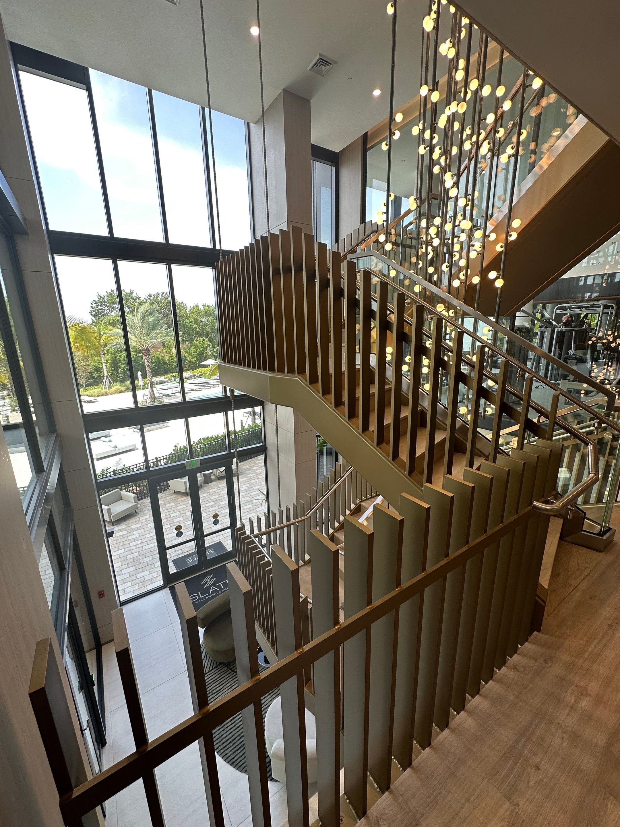 Custom Commercial Lobby in Hallandale Beach by Toledo Iron Works