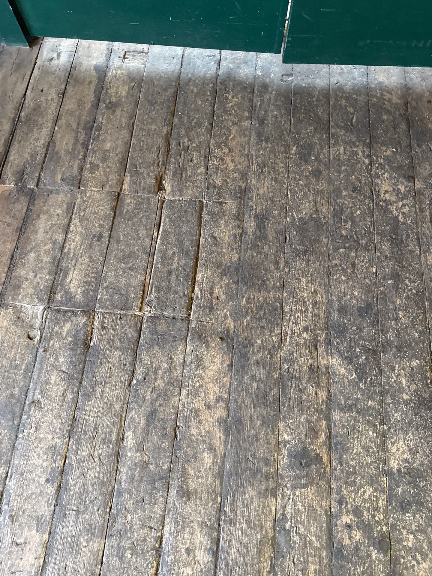 Historic restoration of 1873 floor  by Ann Arbor Hardwoods 
