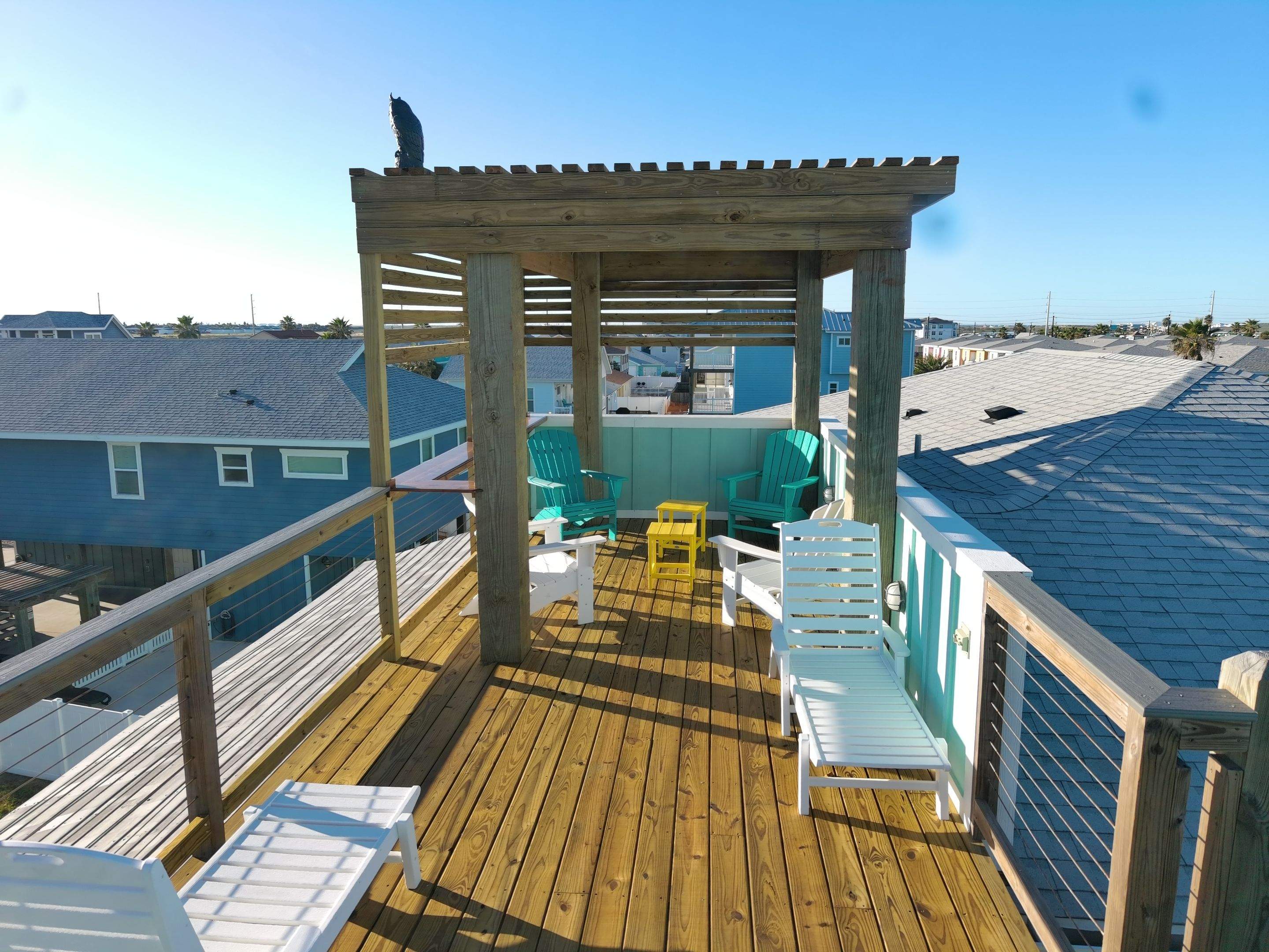 Roof Top Clubhouse on the Beach by Bayfront Roofing and Construction