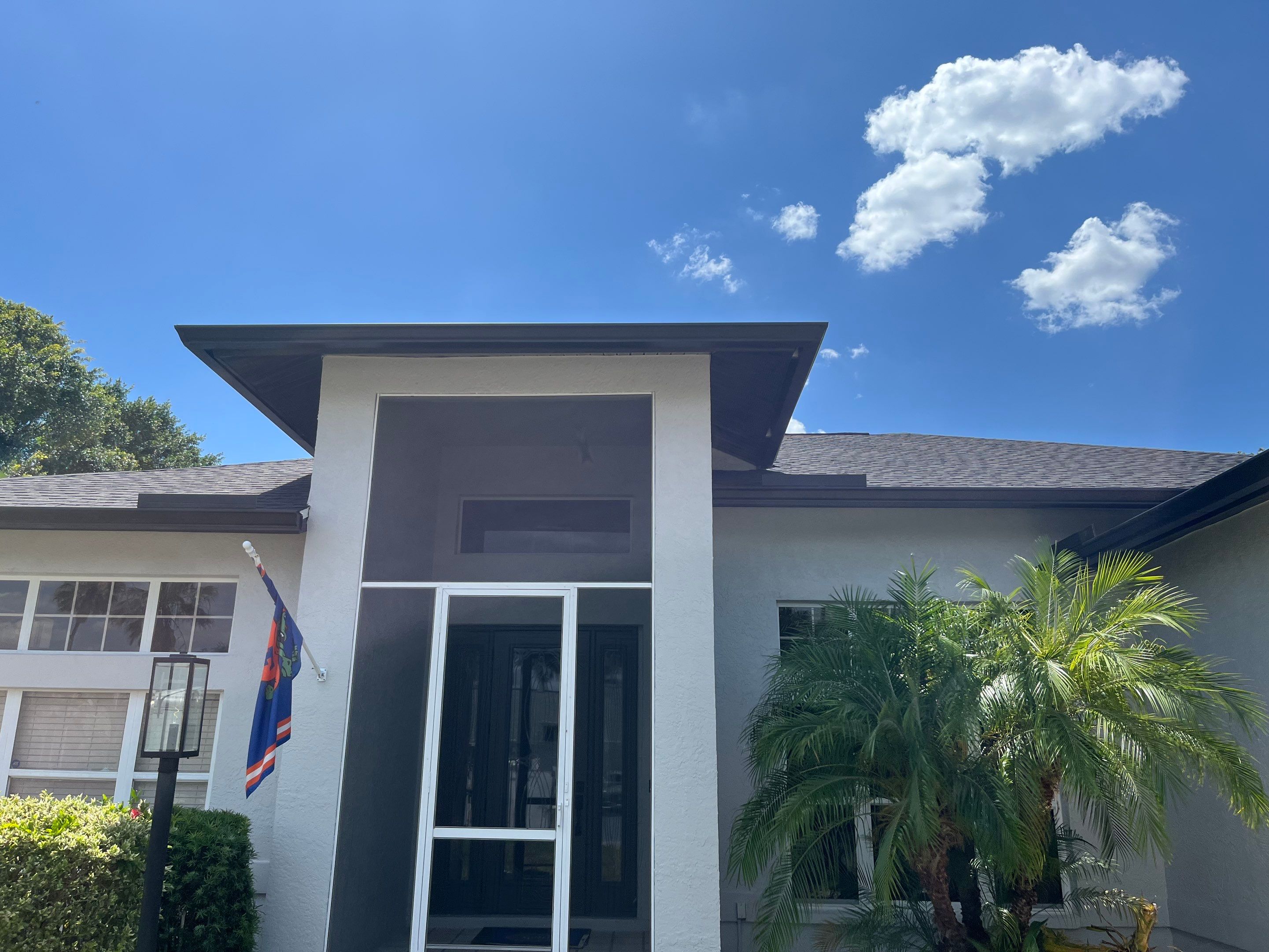 New Soffit and Fascia and Gutters in North Fort Myers FL by Gutter Professors