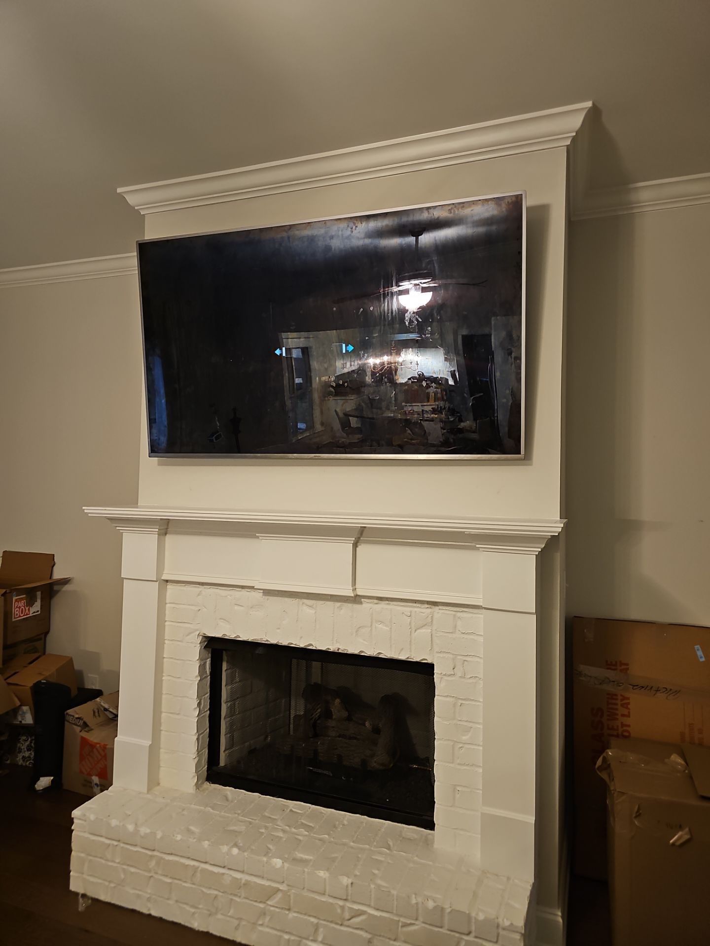 Fireplace TV Mounting Projects by Hangman Mounting & Installation 