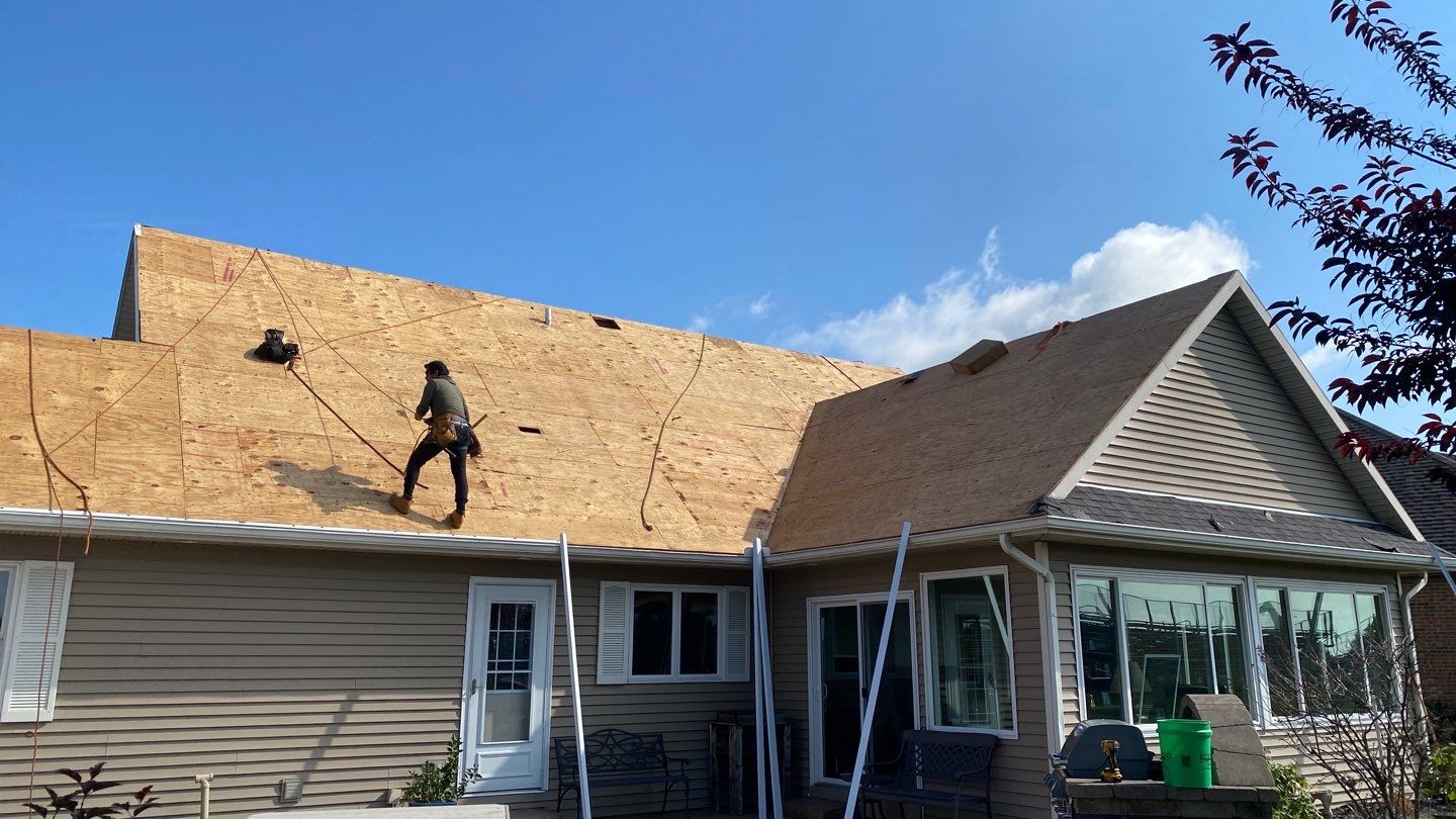 Residential Roofing Installation using GAF Timberline HDZ Weathered Wood by Nitro Roofing and Construction