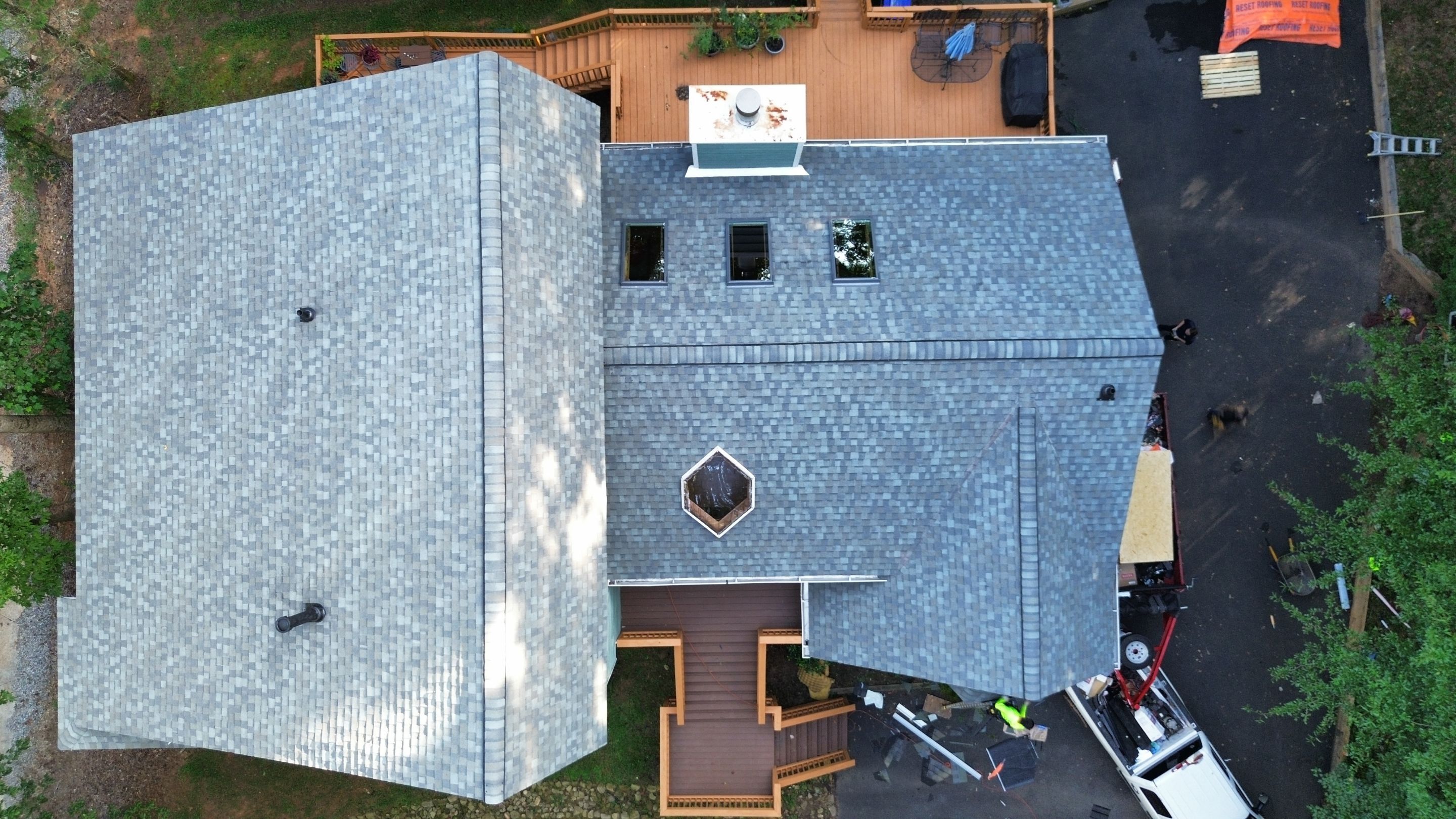 Cumming, GA Roof Replacement CertainTeed Landmark Pro Max Def Georgetown Gray by Reset Roofing