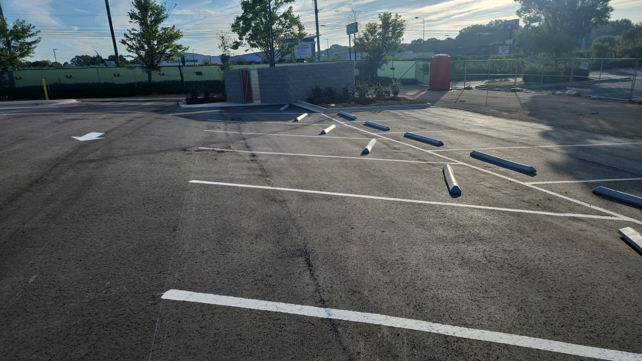 Driveway Clean using cleaner by Power Wash Masters LLC