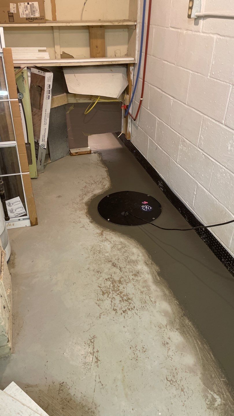 Waterproofing for our neighbor Heather by Waterproofing Northeast