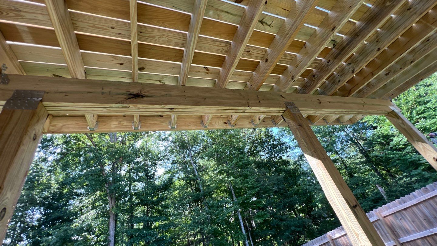Aspen Lake - Covered Porch by Pillar and Pine