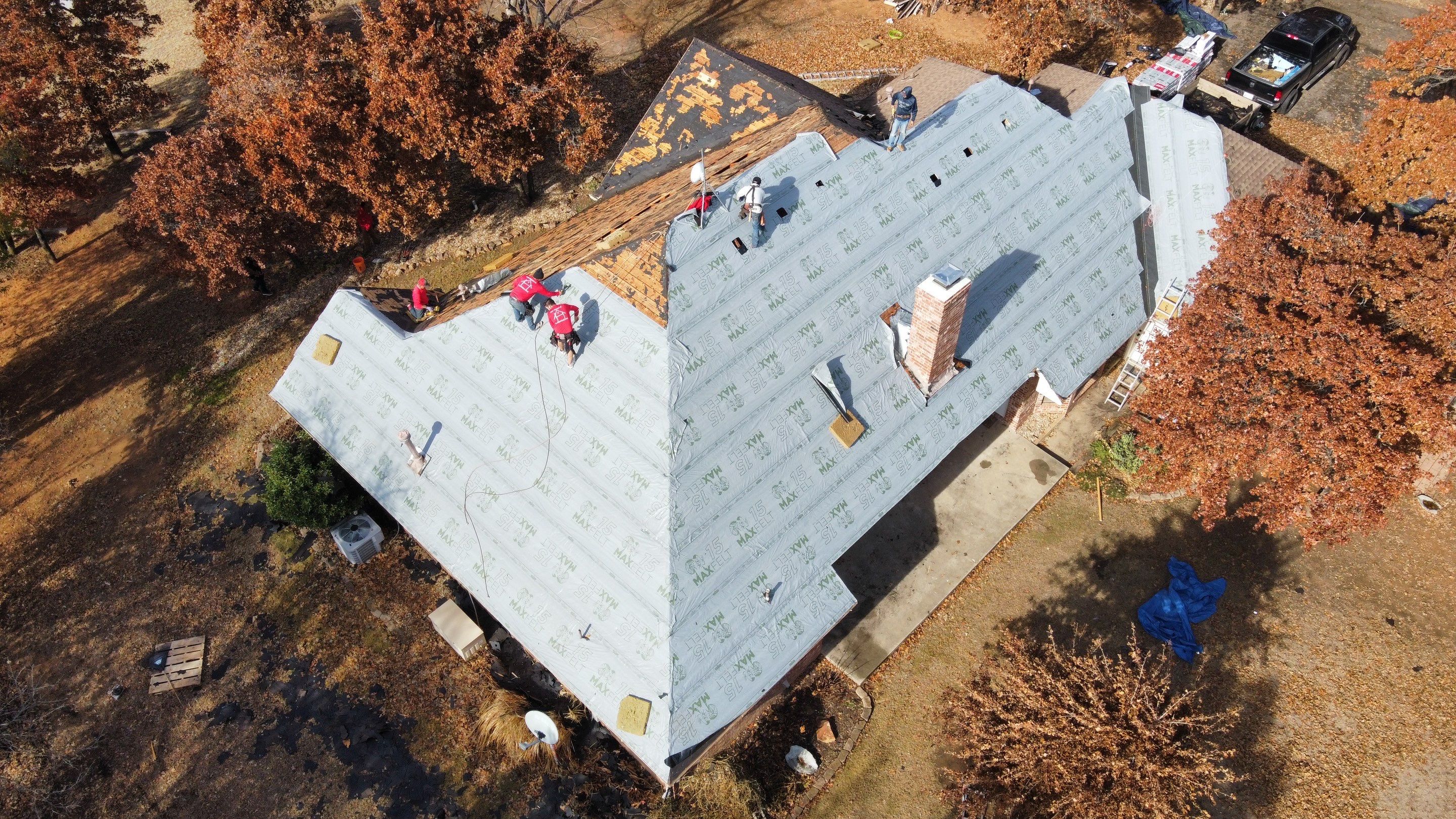 Residential Roofing Installation using GAF Armor Shield II by A & H Roofing and Contracting