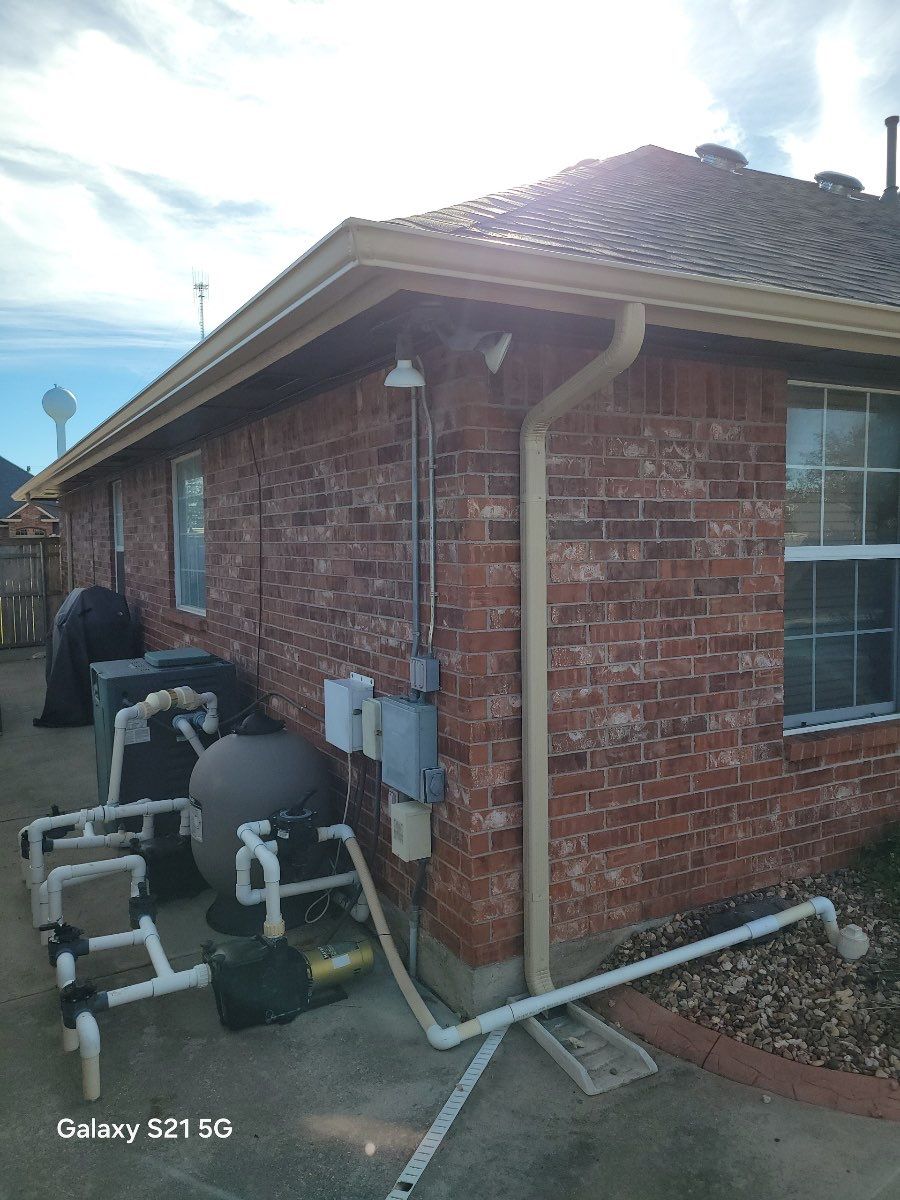 roof replacement & gutter installation in Midwest City by McCann's Roofing and Construction