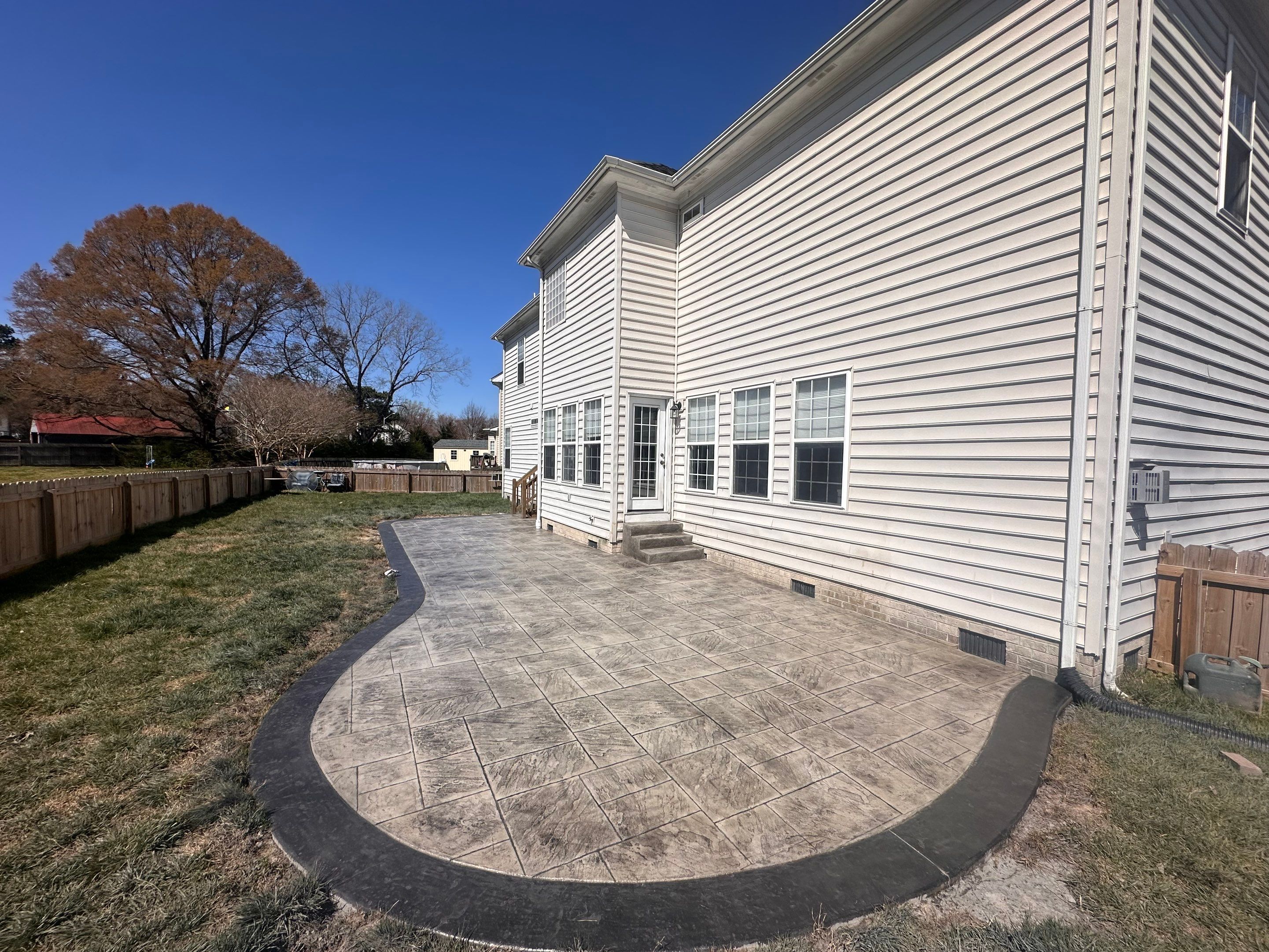 Project in Virginia Beach by Sam The Concrete Man Virginia Beach