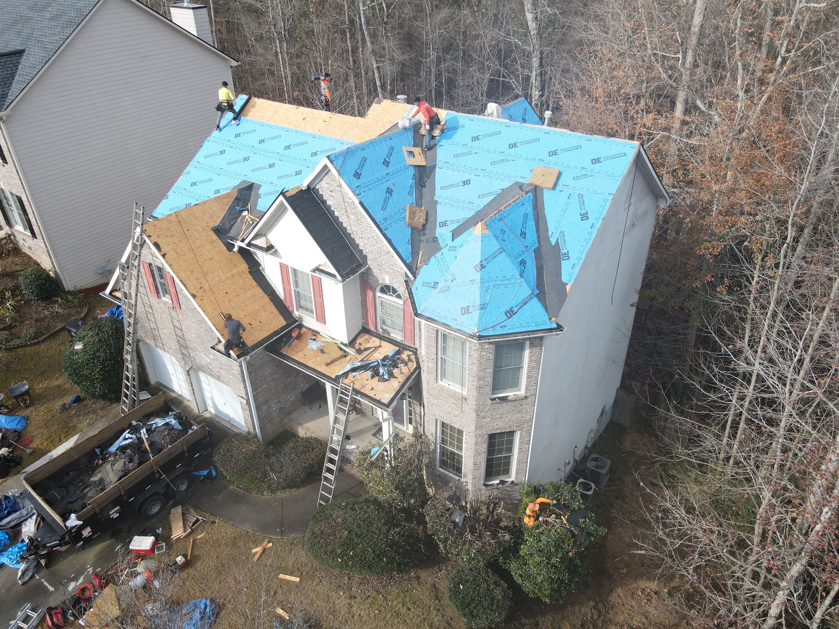 Residential Roofing Installation using Owens Corning by Inspector Roofing and Restoration