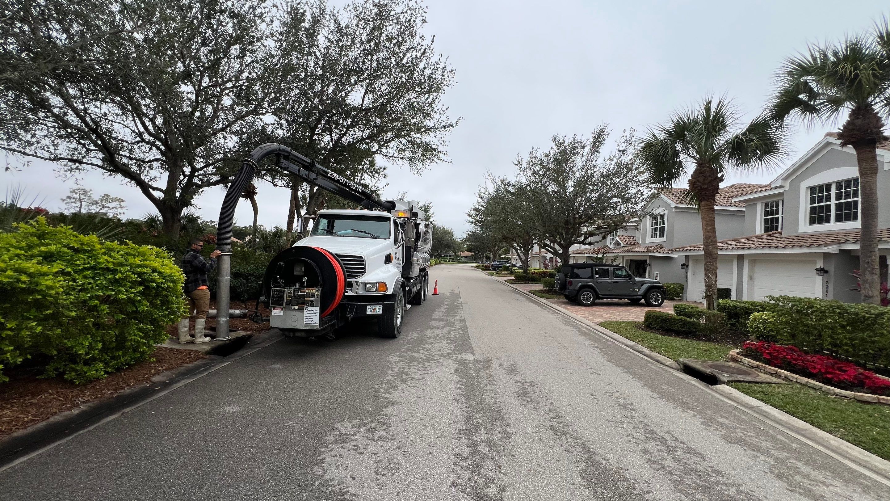 Cleaning Two Clogged Catch Basins for a Community by APS Power & Water