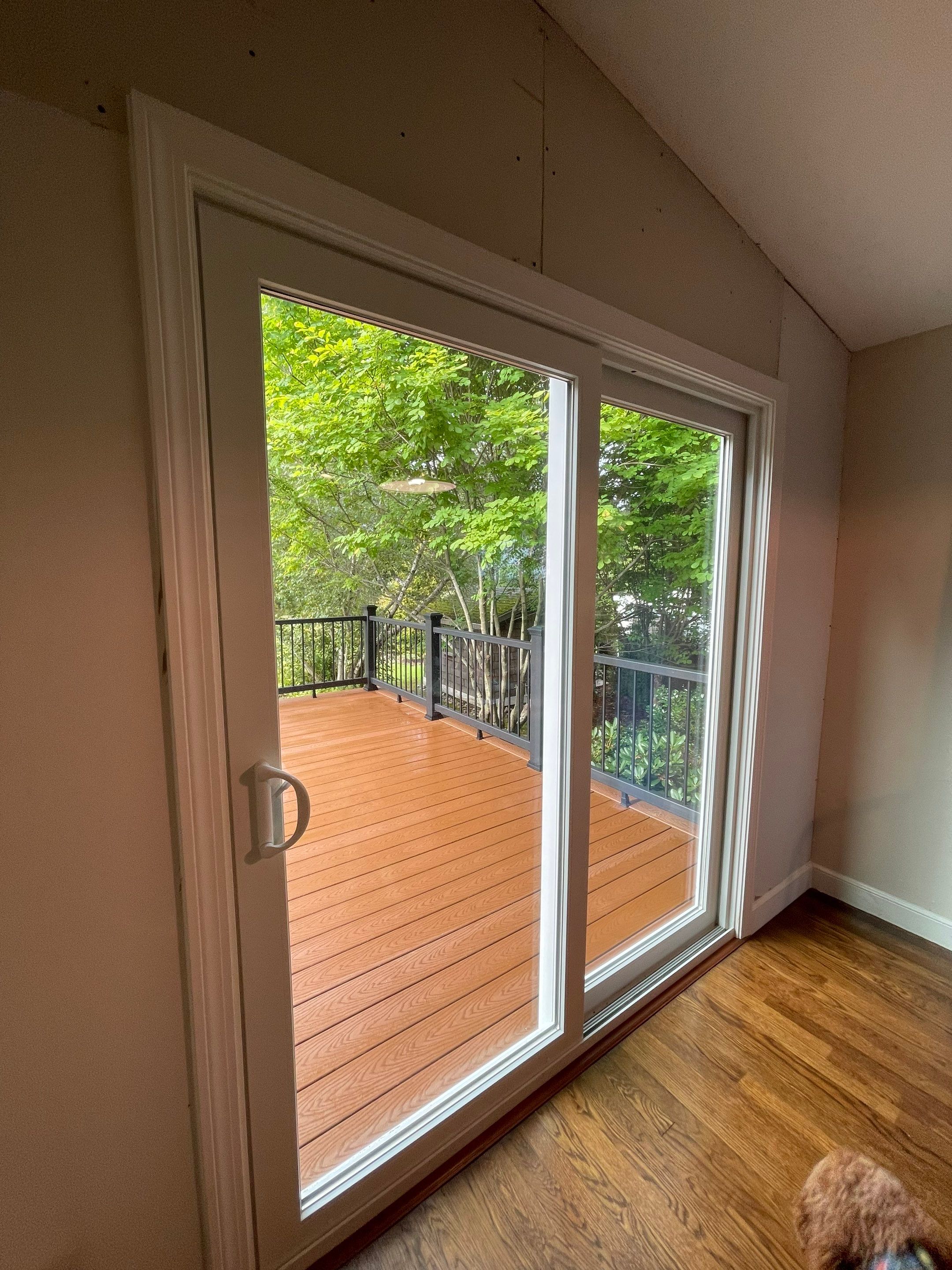 Deck built and Door with new opening in Framingham, MA by UBrothers Construction