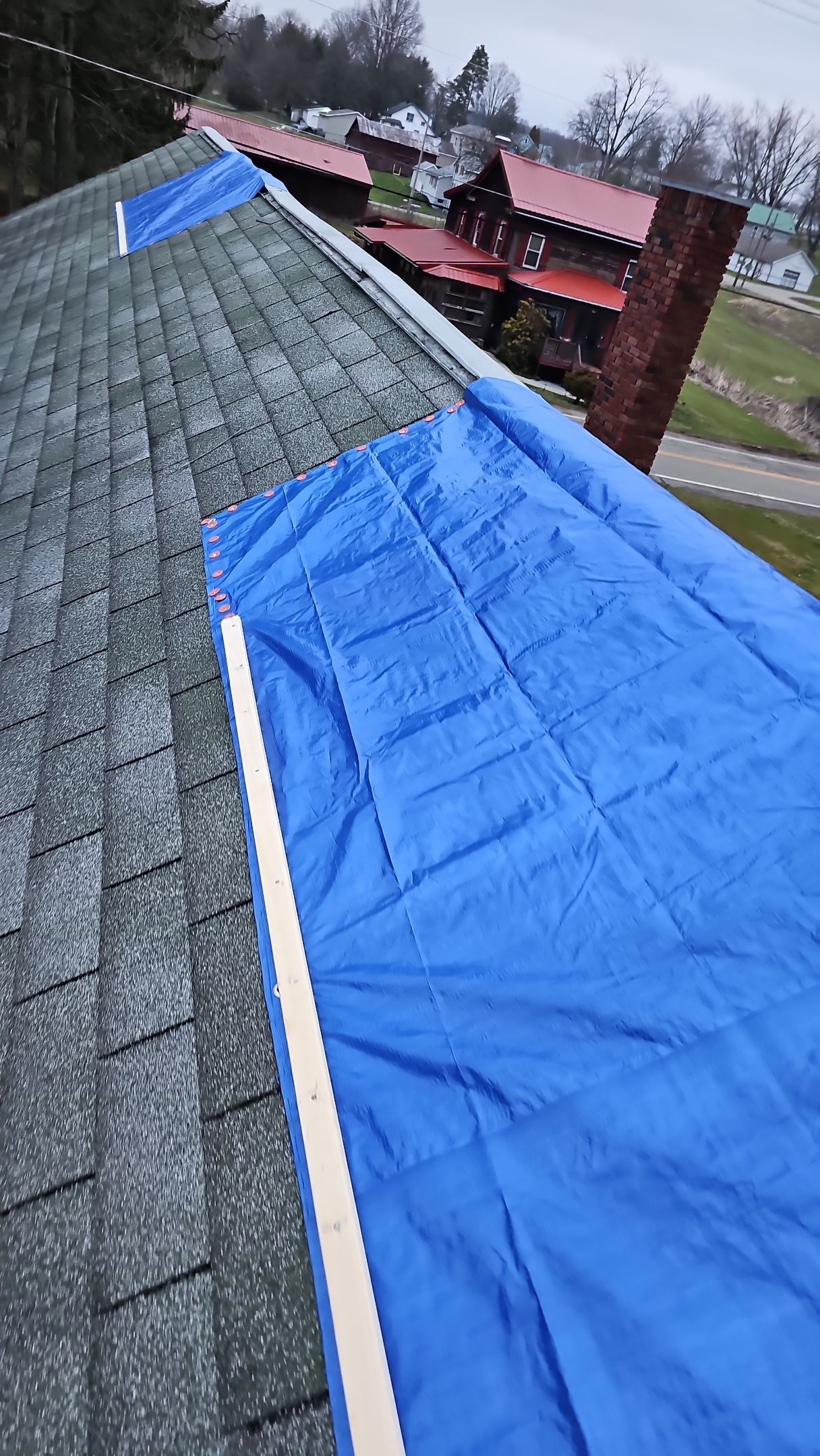 ATLAS PINNACLE COLOR: COASTAL GRANITE DRIP EDGE: BLACK by Eagle Eye Roofing