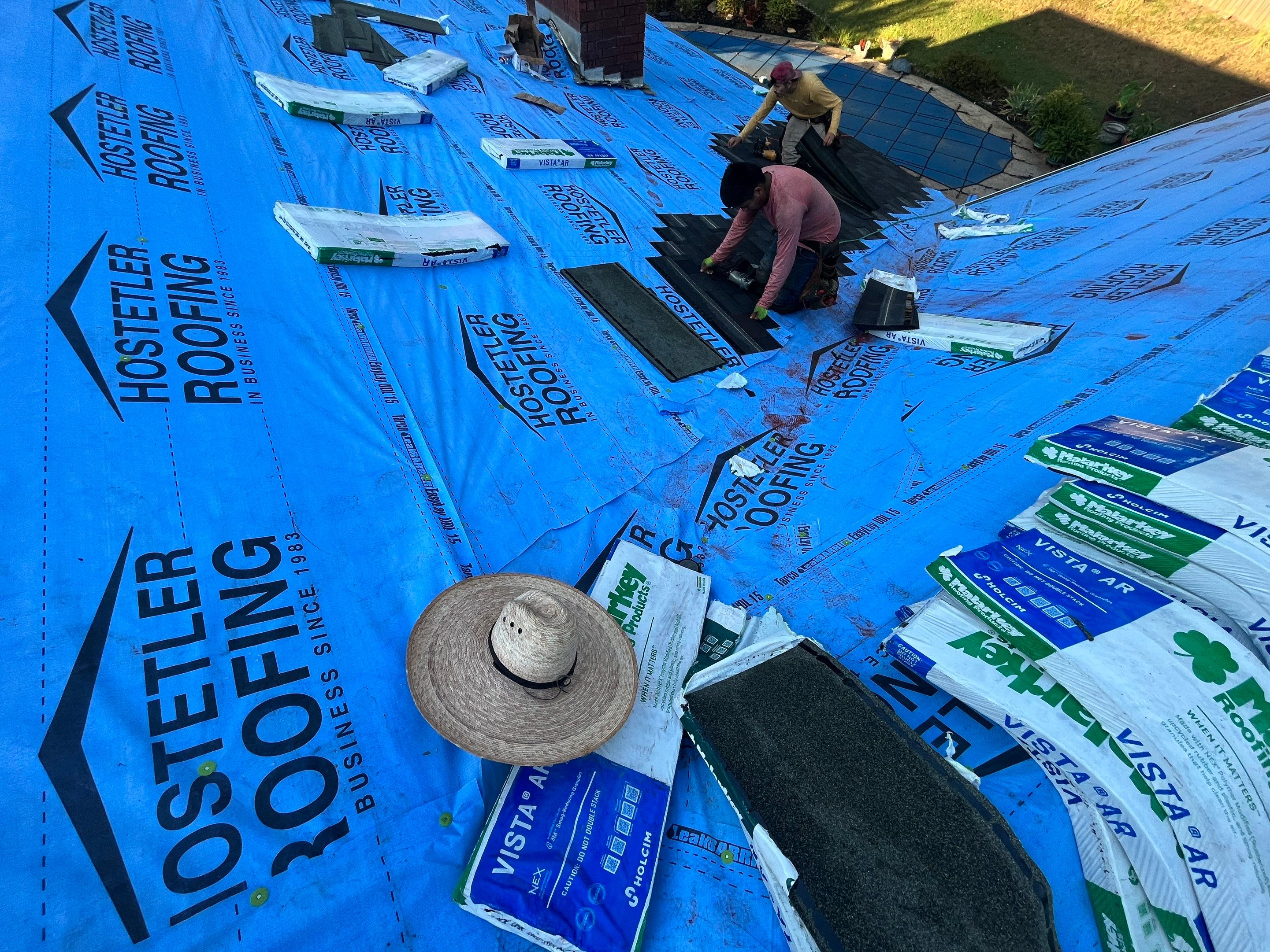 Residential Roofing Repair using Malarkey Vista by Hostetler Roofing
