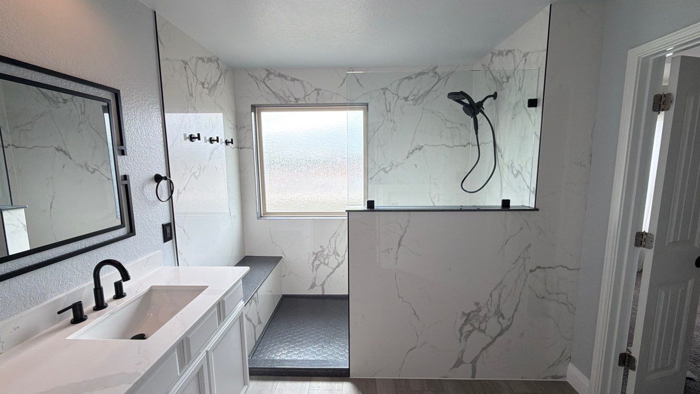 Northwest San Antonio Master Bathroom Large Shower Conversion by Legacy Bath and Kitchen