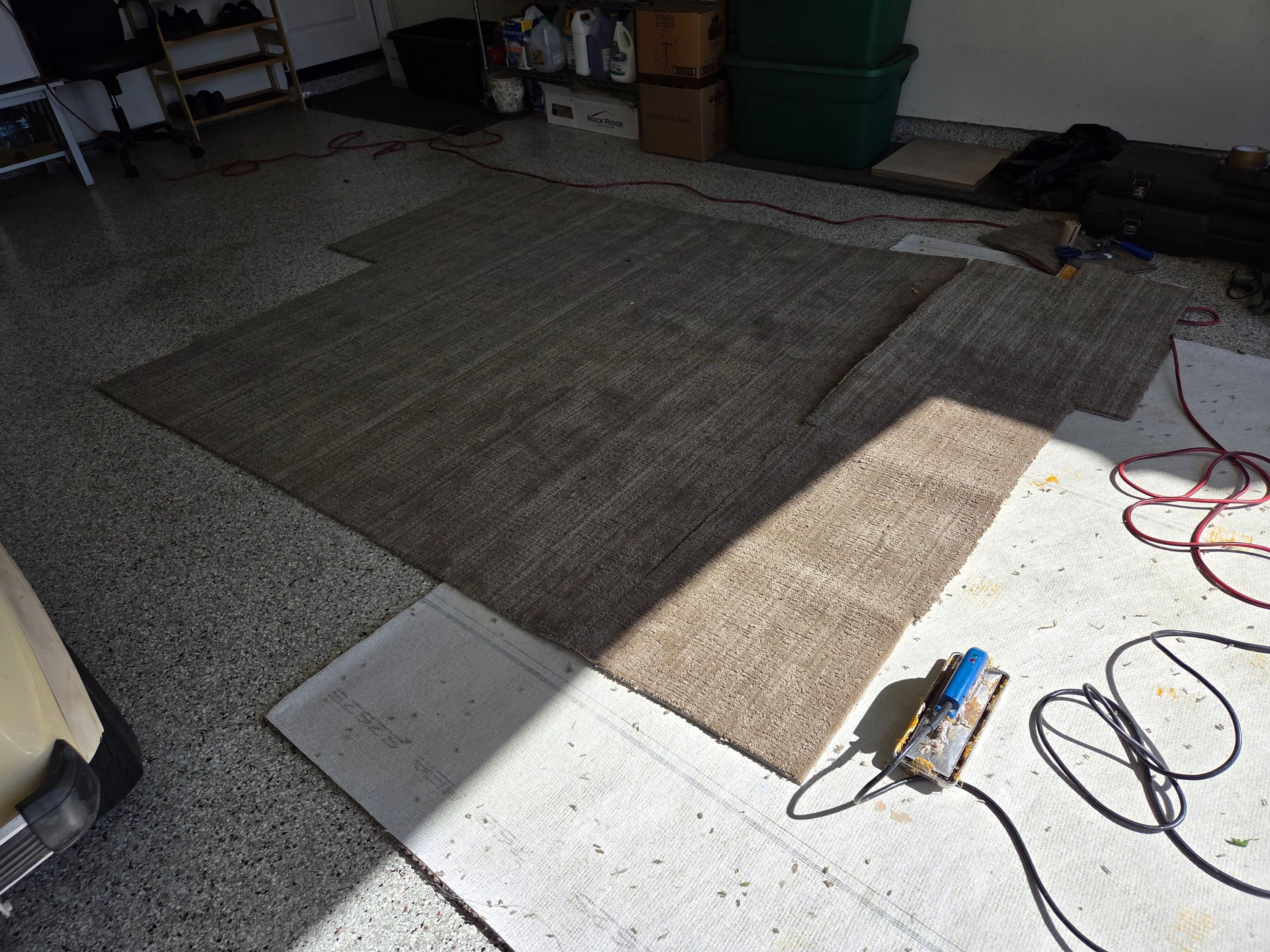 Small, Carpet Installation into a Closet by Ardent Carpet Restore LLC