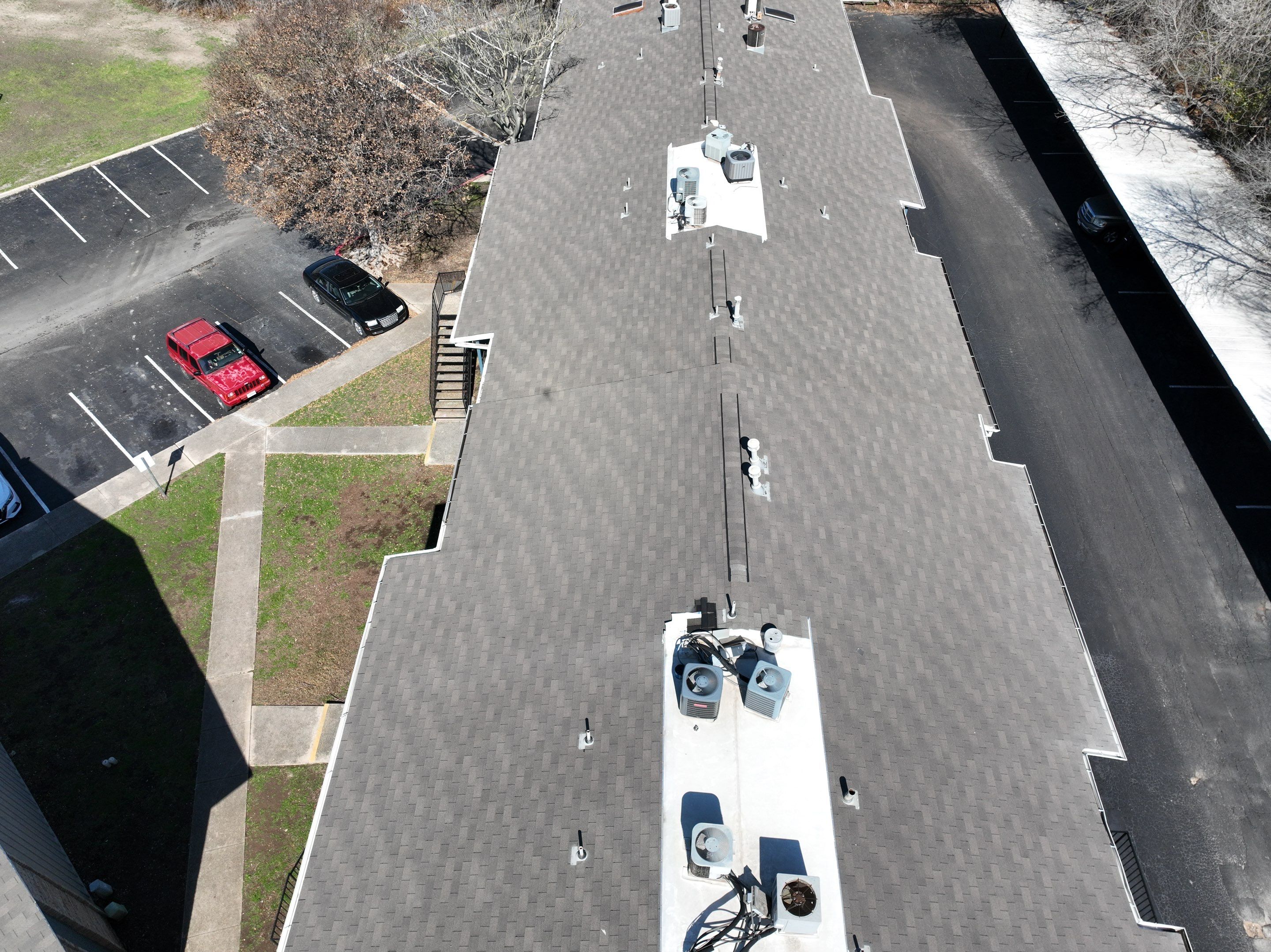 Commercial Roof Inspection using Drone Inspection by Premier Roofing and Contracting