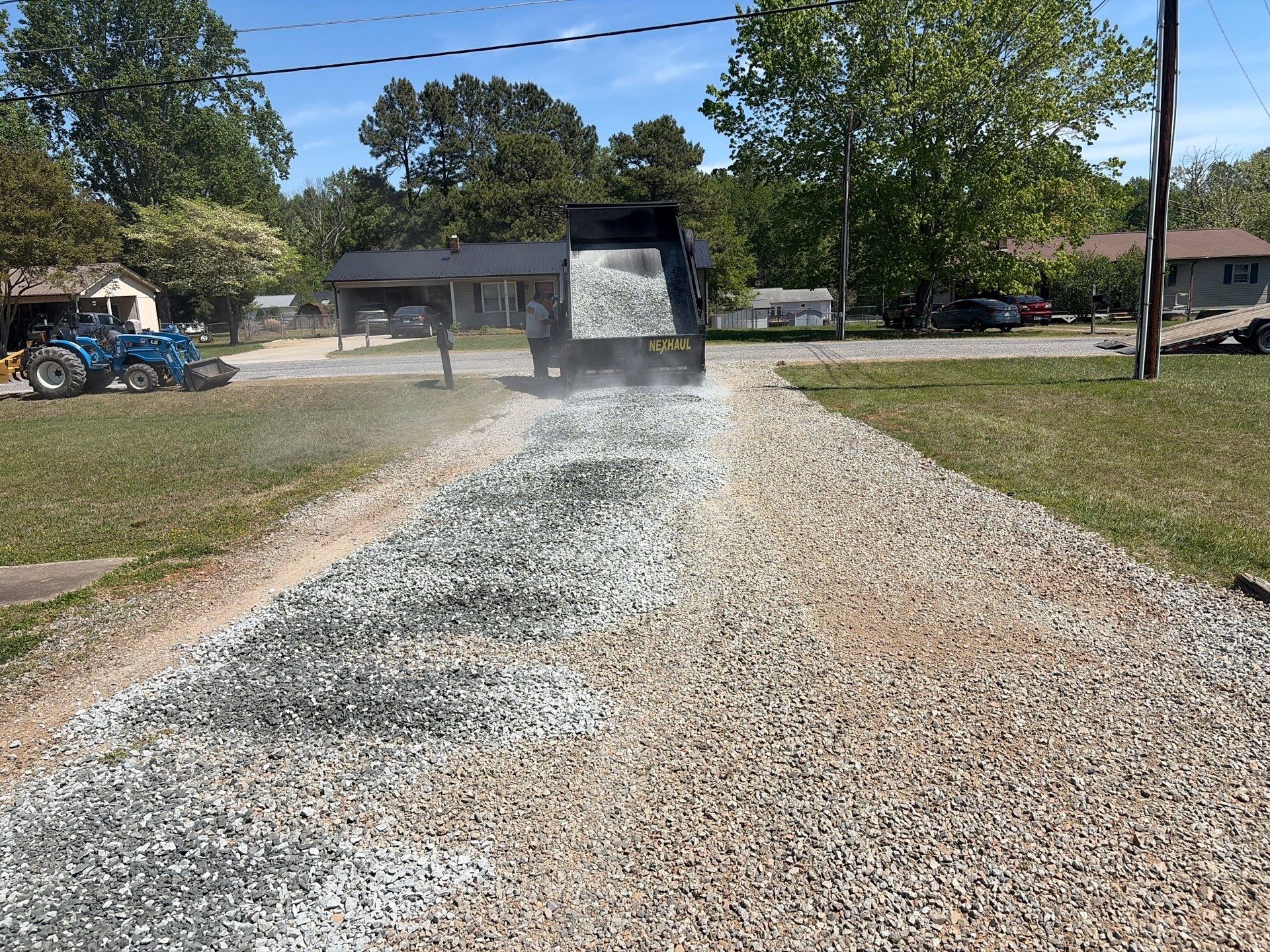Gravel Driveway Grading and Resurfacing in Thomasville, North Carolina by Four Oaks Grading and Septic, LLC