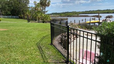 Bradenton, FL 4ft. Tall 3-Rail Ranch Rail and 4ft. Tall 3-Rail Black Aluminum Fence