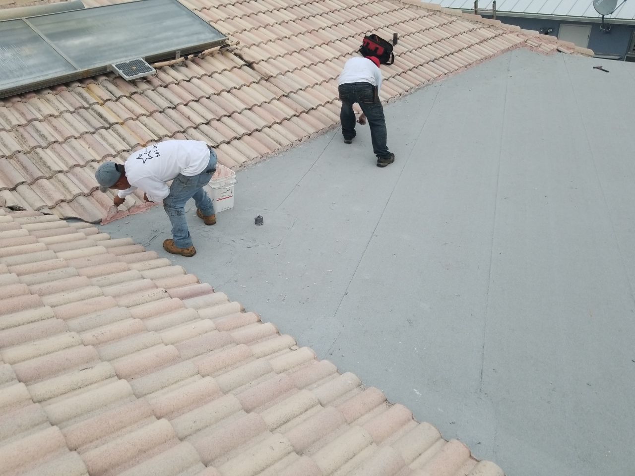 Flat Roof Replacement using Certainteed Flintlastic SA Roofing System by Aastro Roofing