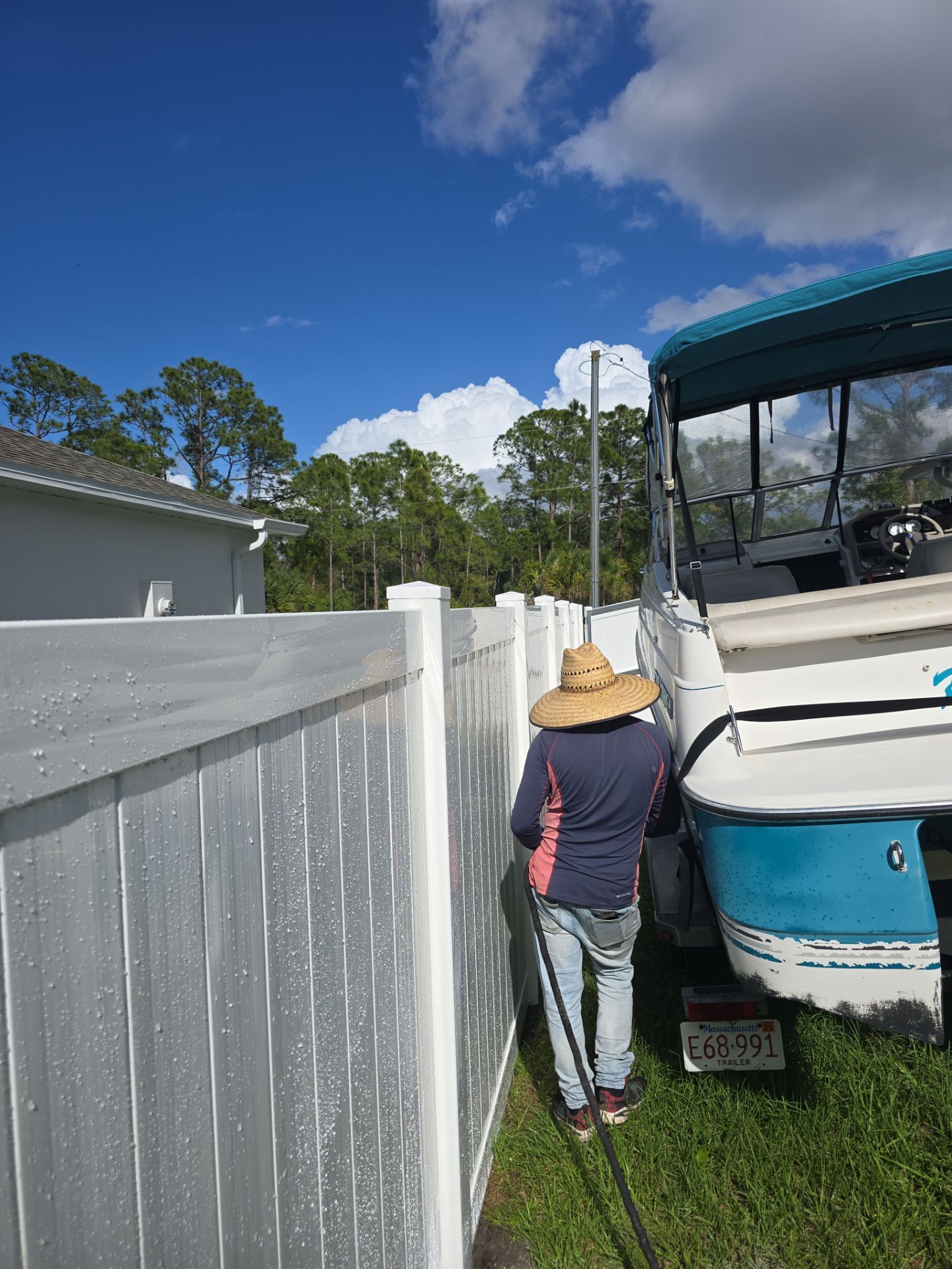 Vinyl Install in North Port by True Fence LLC