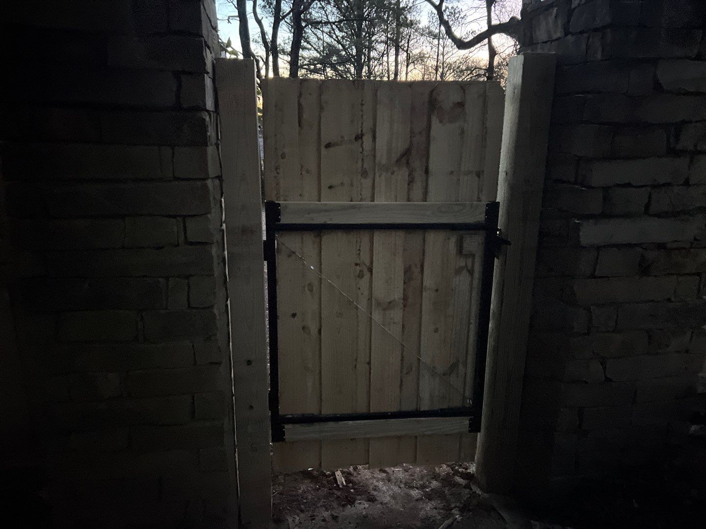 Wendover Drive - Fence by Pillar and Pine