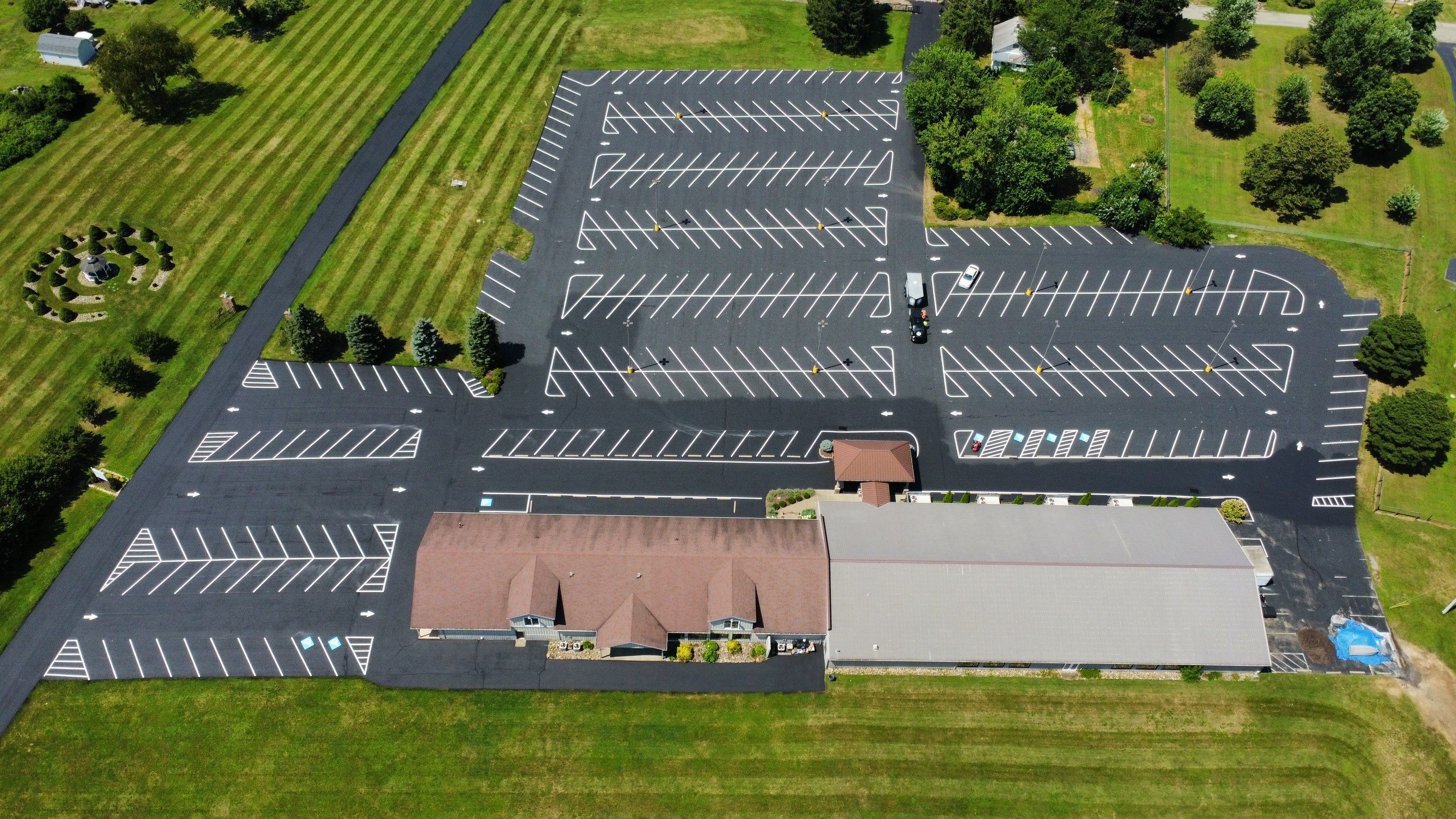 Event Venue Parking by G-Force Parking Lot Striping of Pittsburgh
