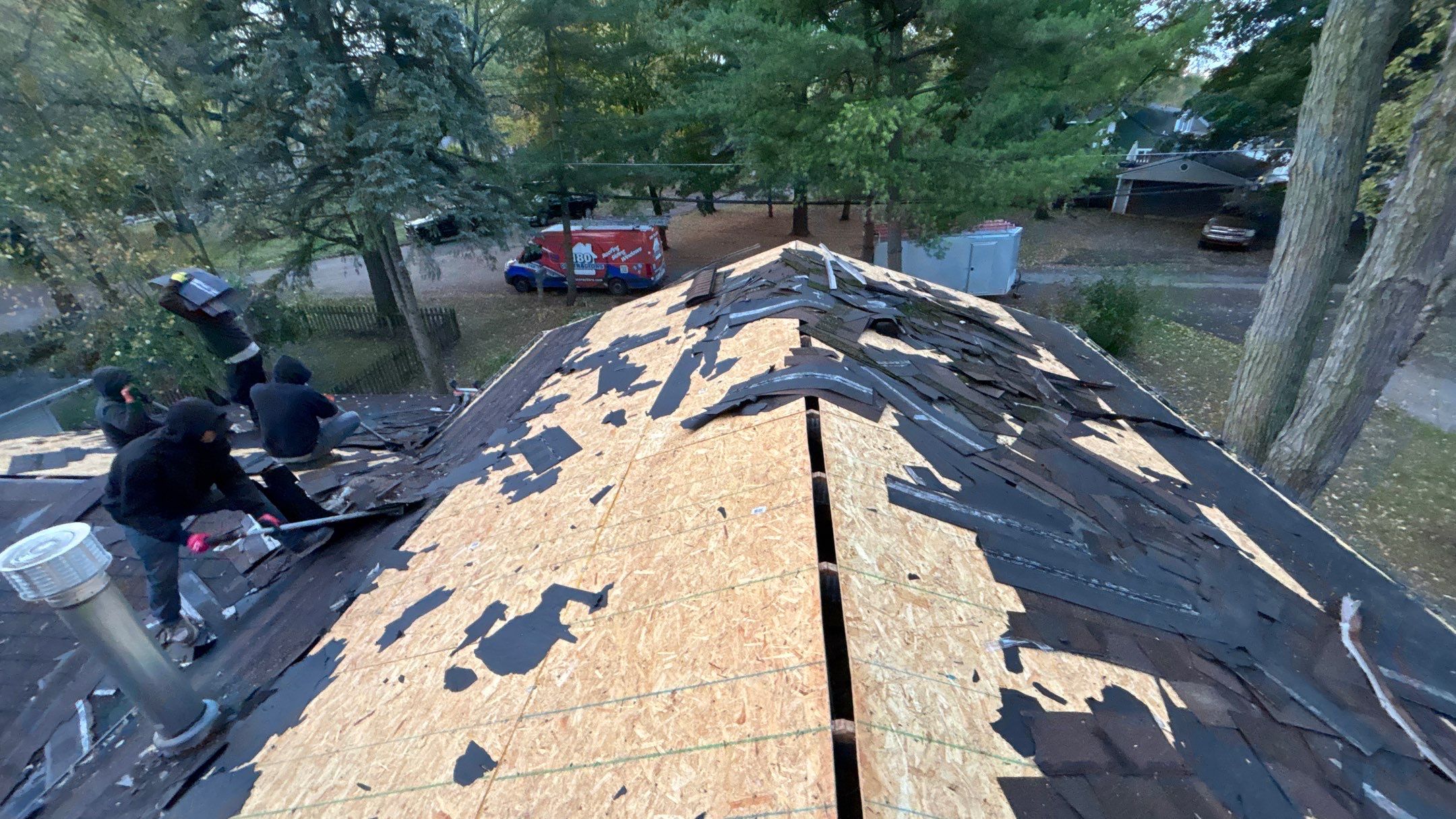 Roof Replacement using Owens Corning Teak by 180 Contractors