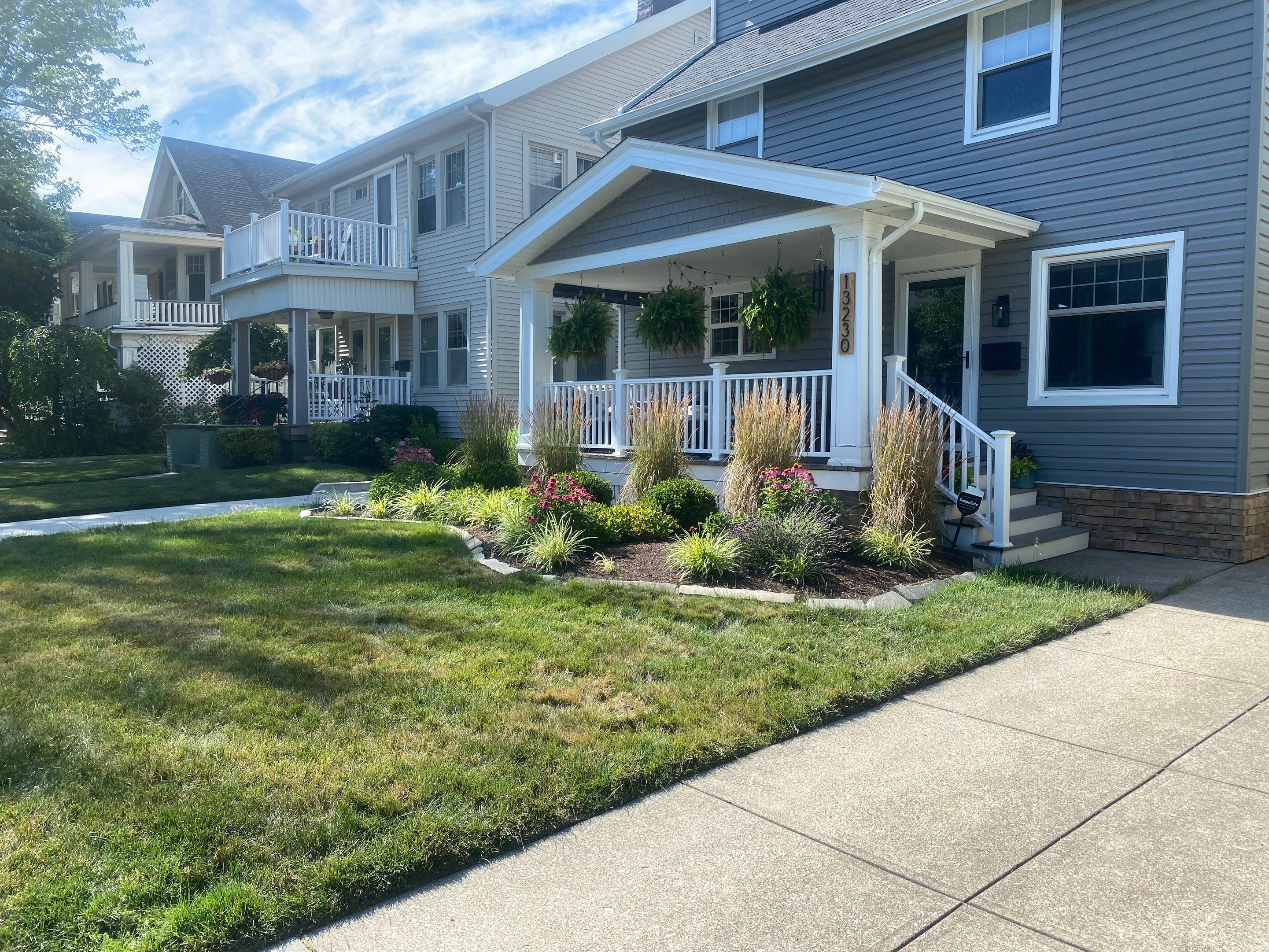 Colorful Cottage Install by Elm Rose Gardens
