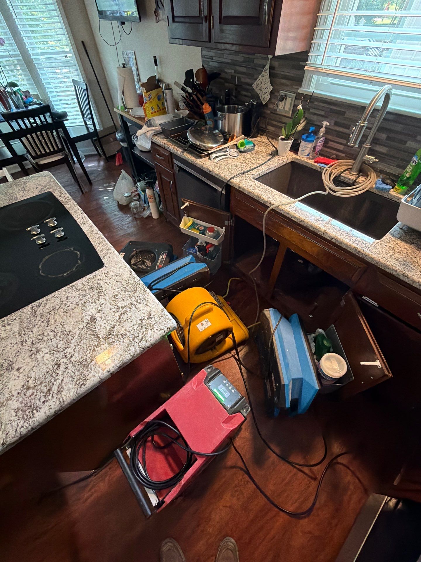 Kitchen Water Mitigation and Structural Drying Service in Blue Springs by Fine Restoration