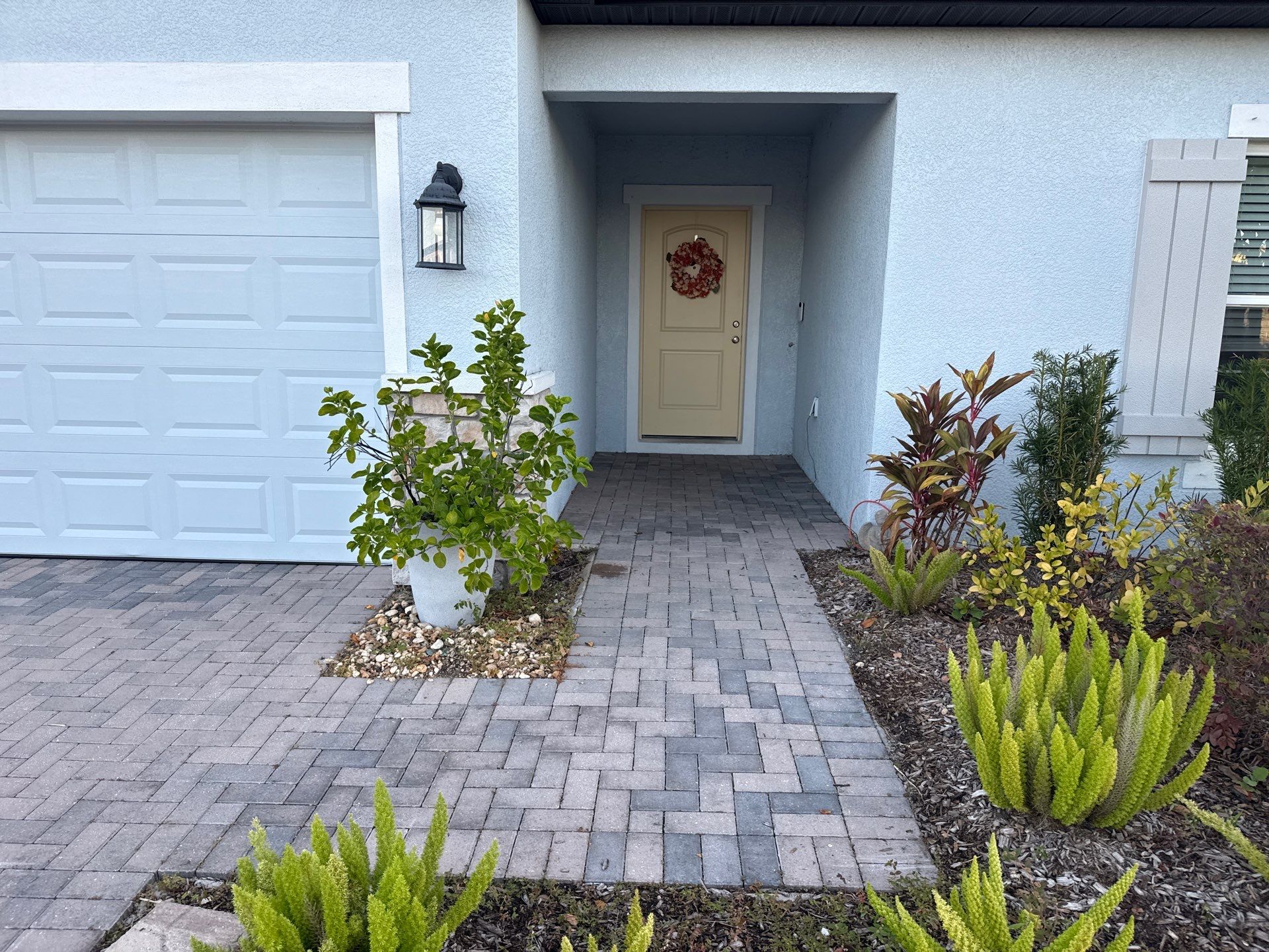 Paver Driveway Cleaning & Sidewalks in Trevesta Palmetto FL by Sunshine AquaWash