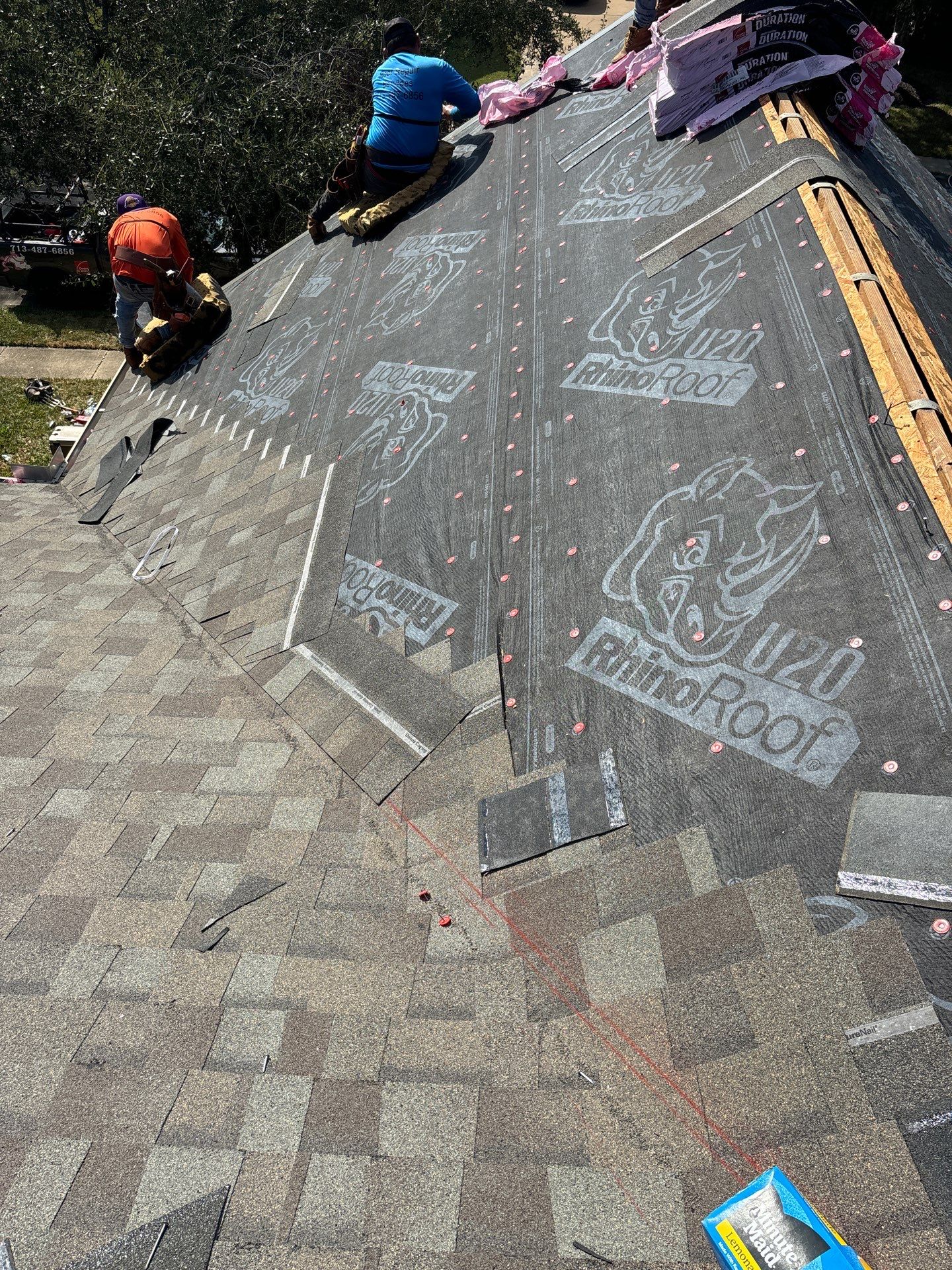 Residential Roofing Installation using Owen's Corning Duration (Lifetime) Shingles by Roof Repair Company