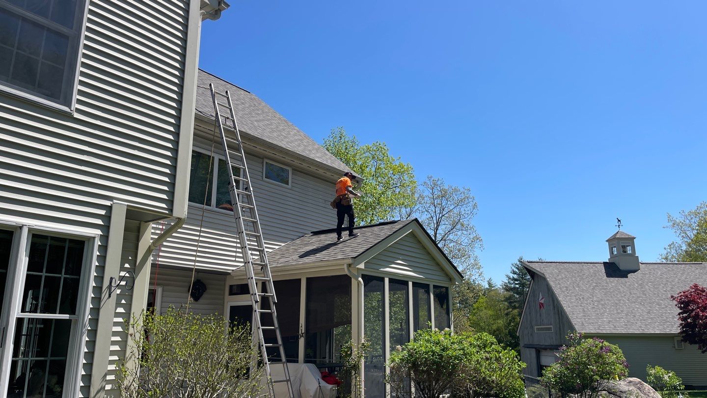 Veterans Helping Veterans – Full Roof Transformation with Owens Corning Driftwood! by Sensible Home Solutions