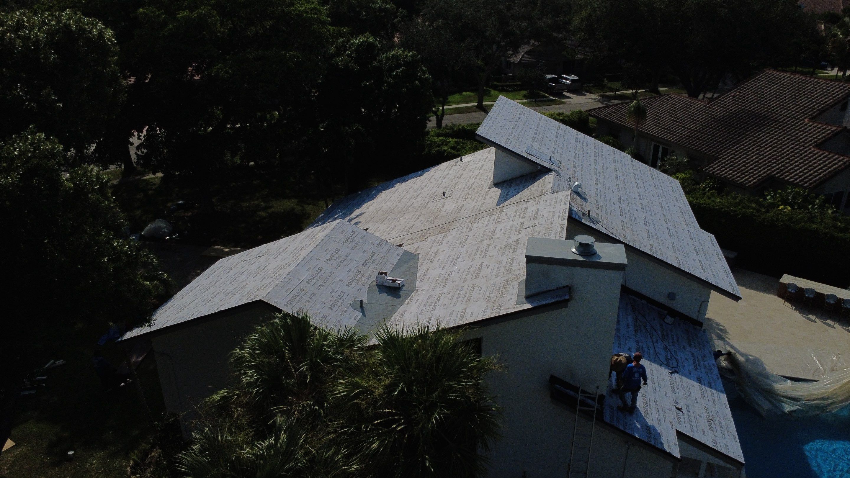 Residential Roofing Installation using Crown by BLUES BROTHERS ROOFING