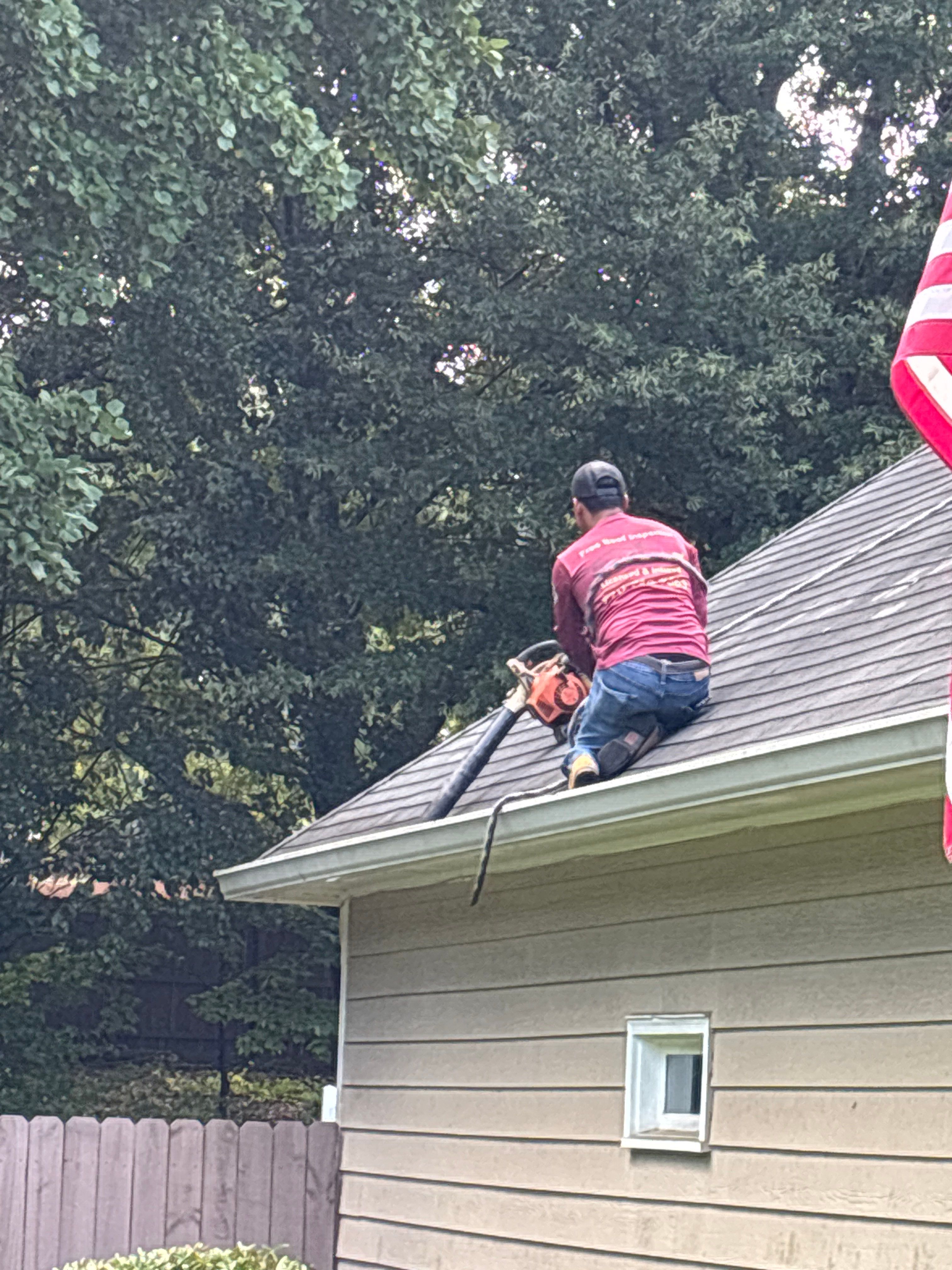 Roof repair by Deerfield Roofing LLC