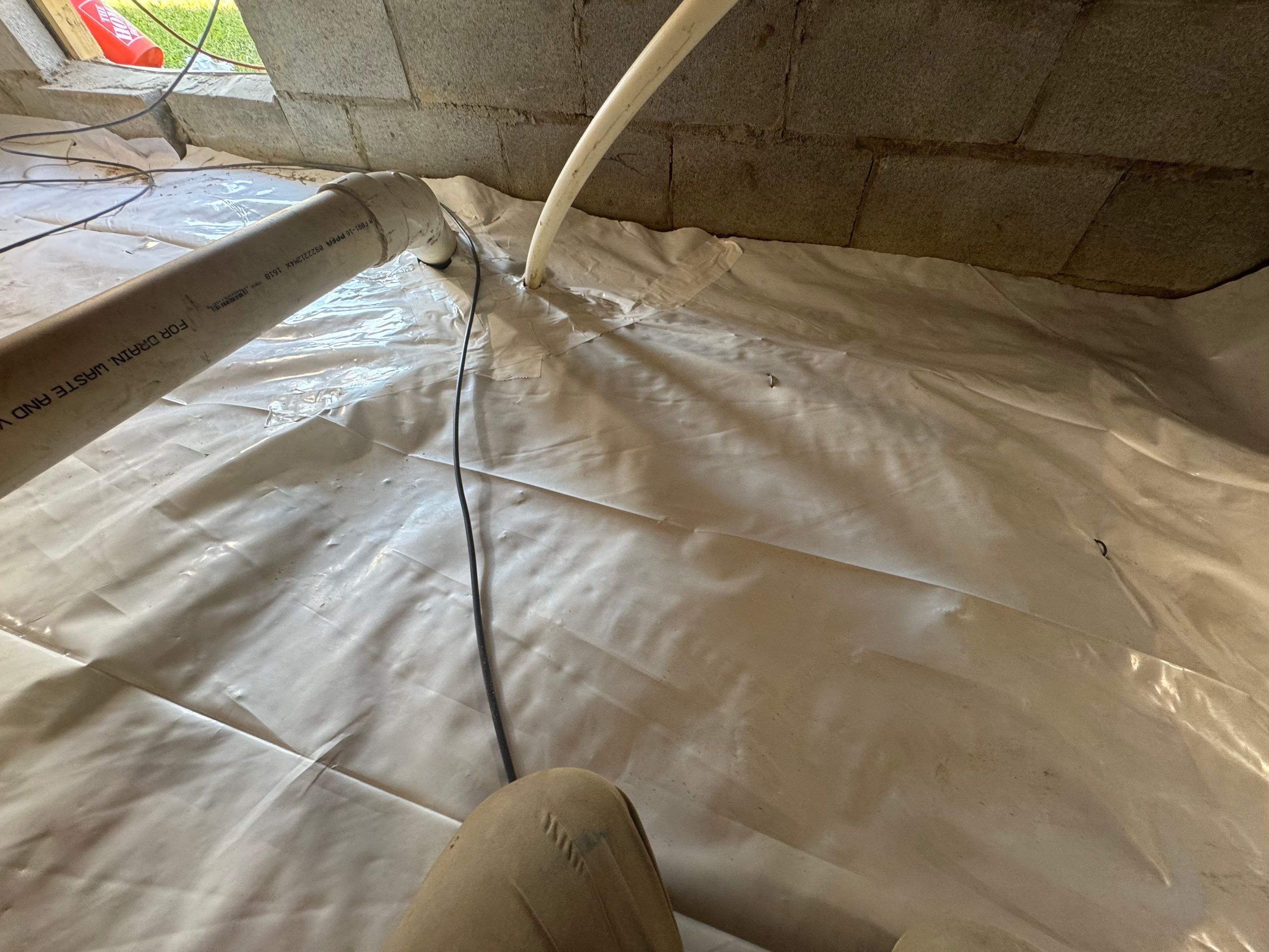 Project in Franklin by Patriot Crawl Space Repairs