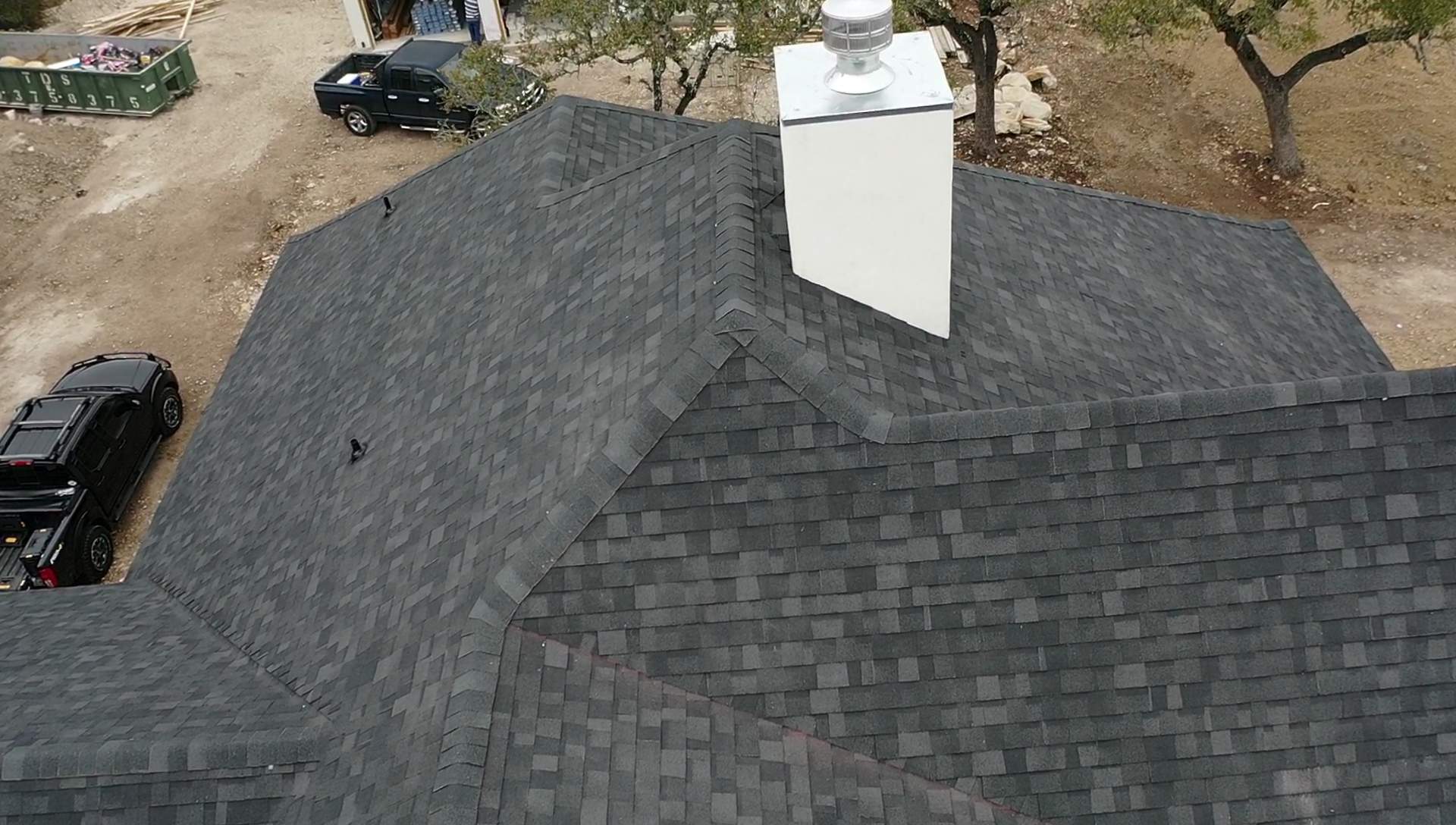 New Home Construction using Owens Corning 30 year Architectural Shingles by Premier Roofing and Contracting